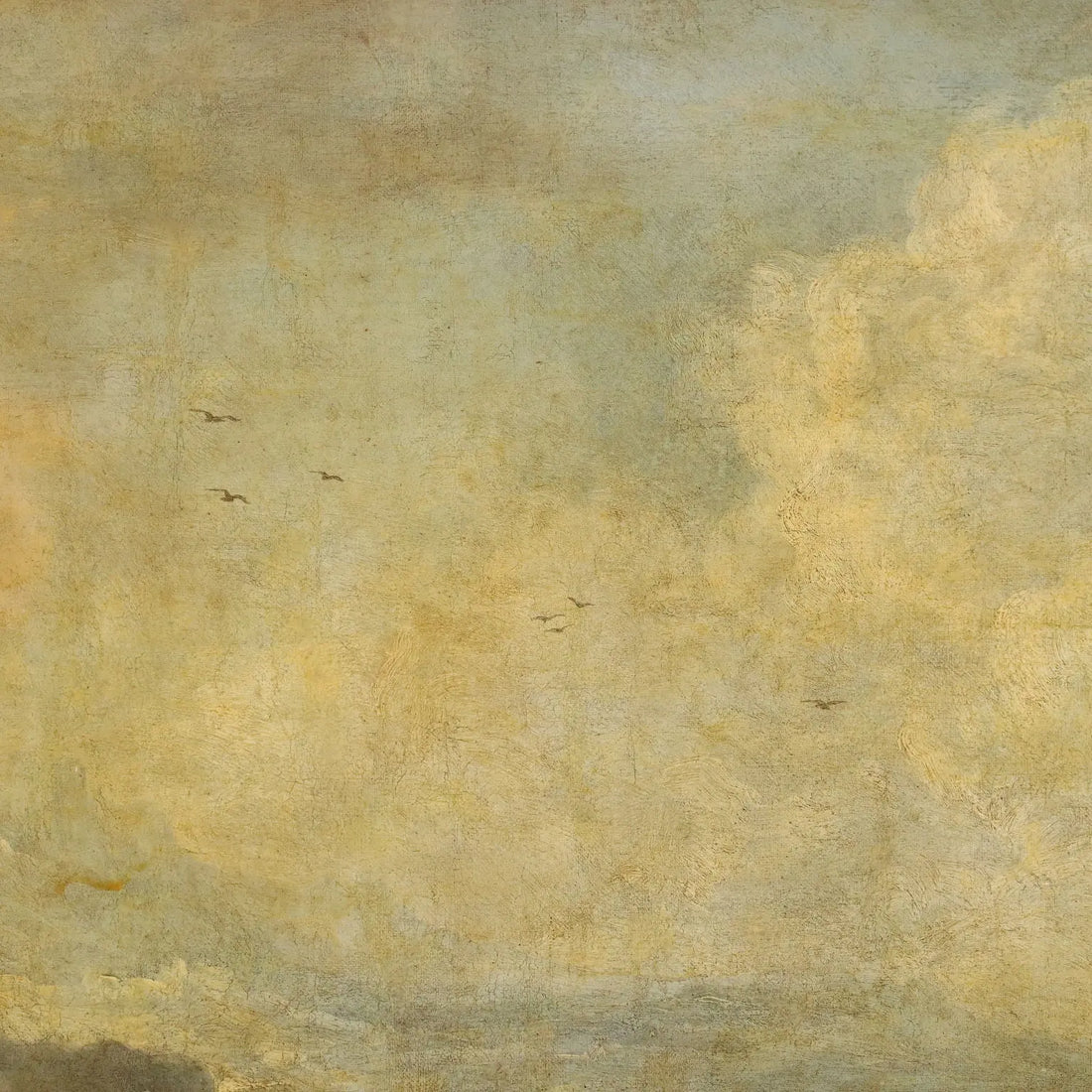 Antique Painting Landscape with Stream Mill XVIII Century | Art | Antique Painting