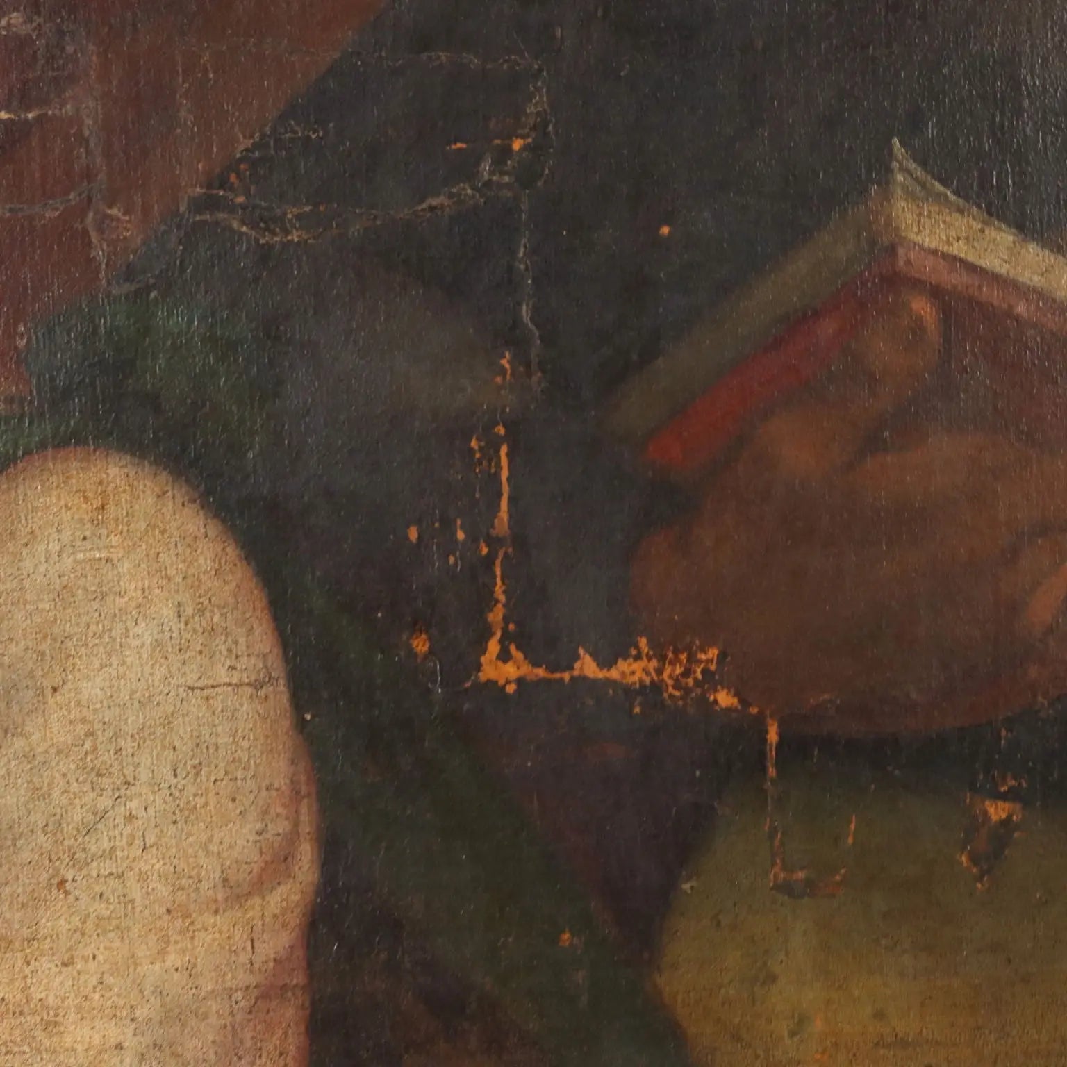 The Holy Family Antique Painting Oil on Canvas Northern Europe | Art | Antique Painting