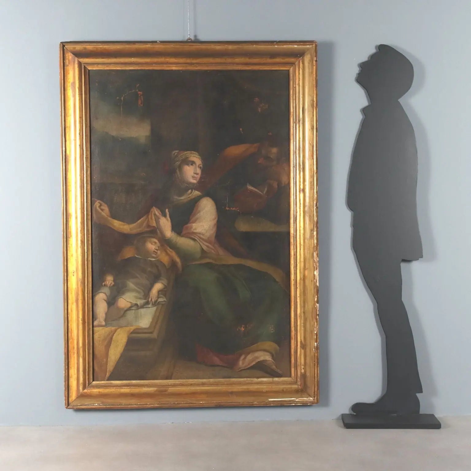 The Holy Family Antique Painting Oil on Canvas Northern Europe | Art | Antique Painting