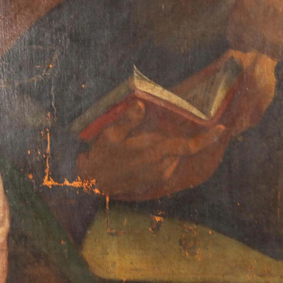 The Holy Family Antique Painting Oil on Canvas Northern Europe | Art | Antique Painting