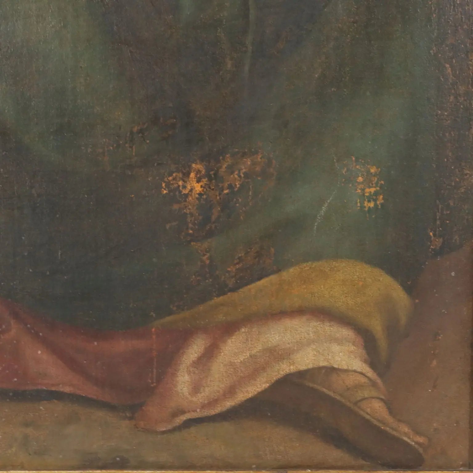 The Holy Family Antique Painting Oil on Canvas Northern Europe | Art | Antique Painting