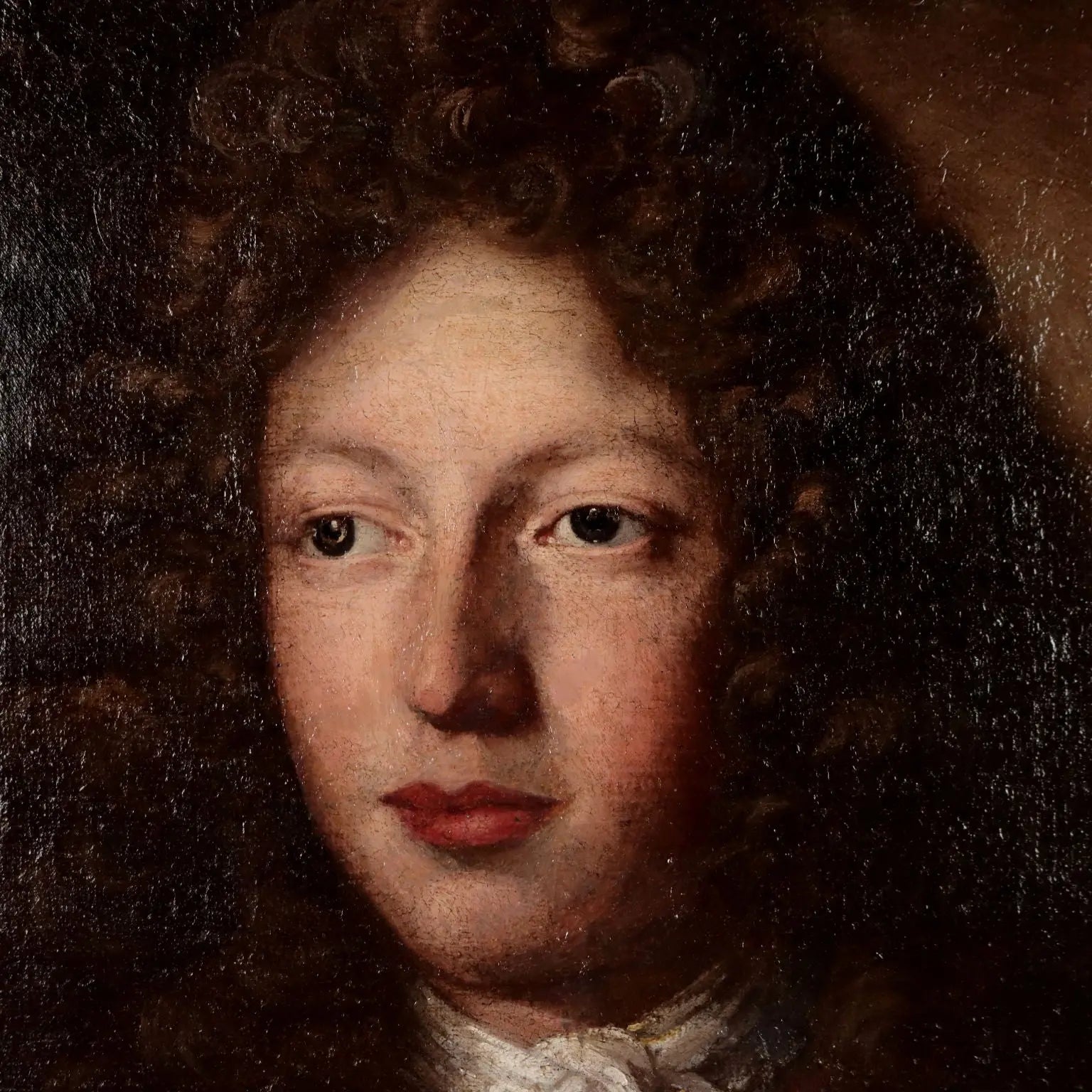 Antique Painting Male Portrait Style of J. Ferdinand Voet '600-'700 - In the Style of Jakob Ferdinand Voet | Art | Antique Painting