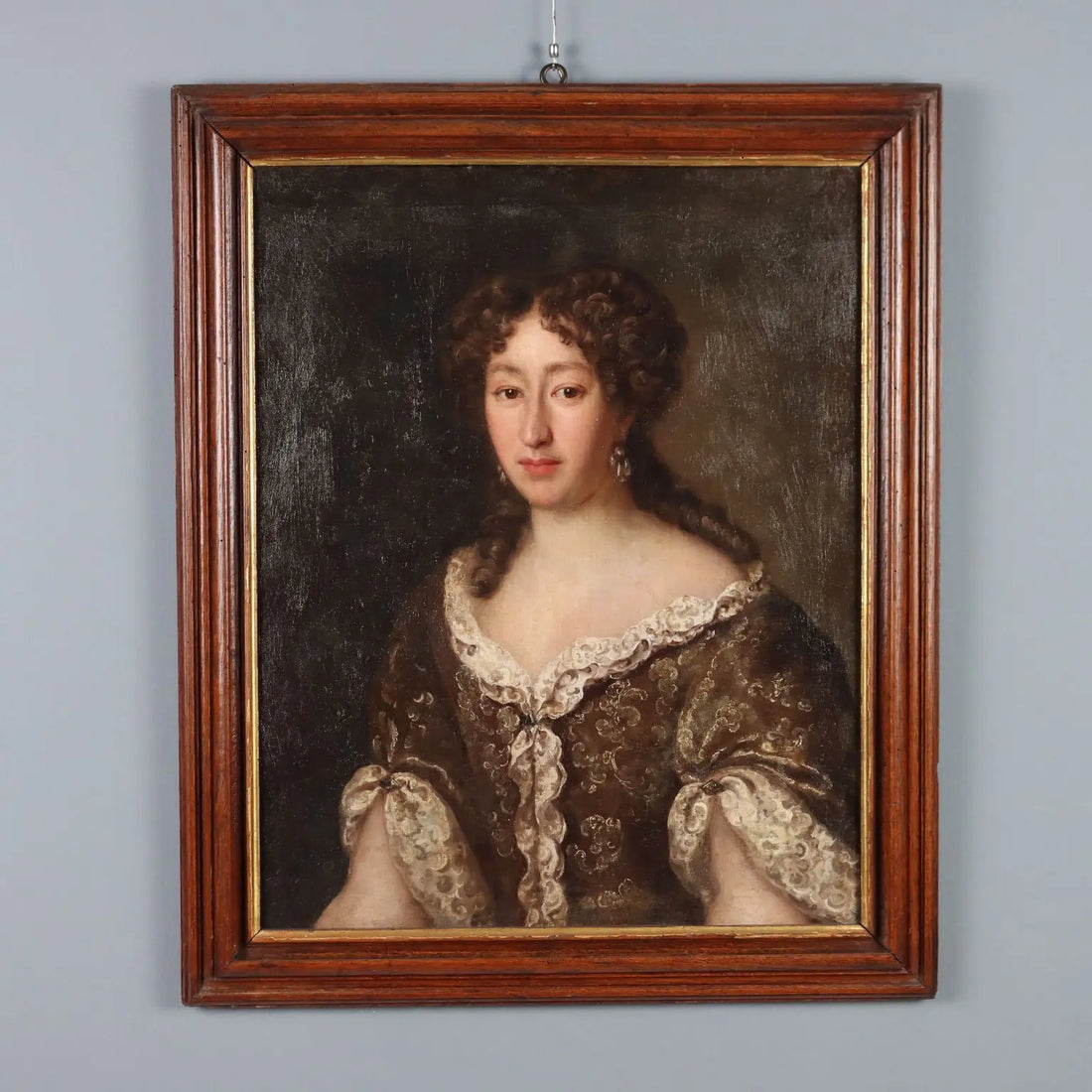 Antique Painting Female Portrait In the Style of Jakob Ferdinand Voet - In the Style of Jakob Ferdinand Voet | Art | Antique Painting