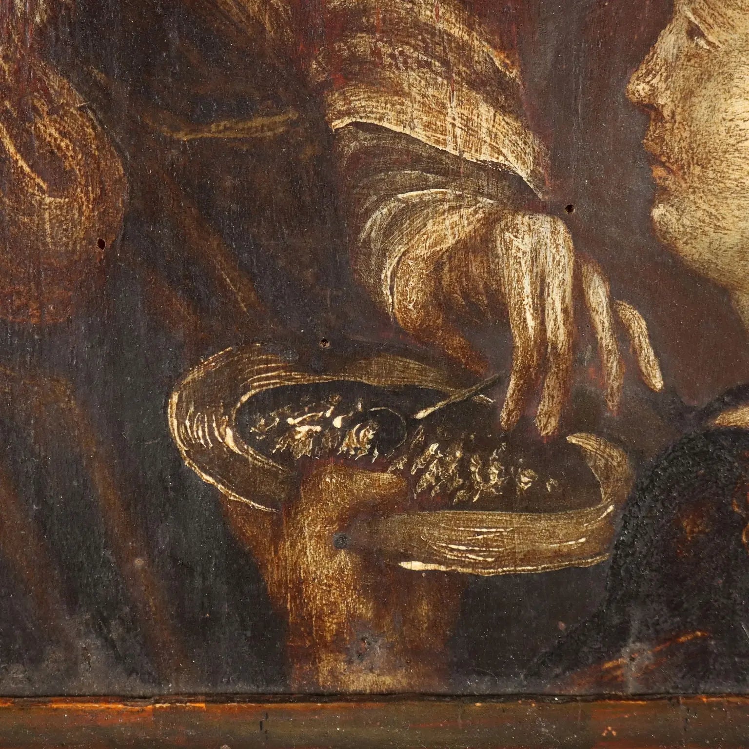The Holy Family Antique Painting Oil on Panel XVI-XVII Century | Art | Antique Painting