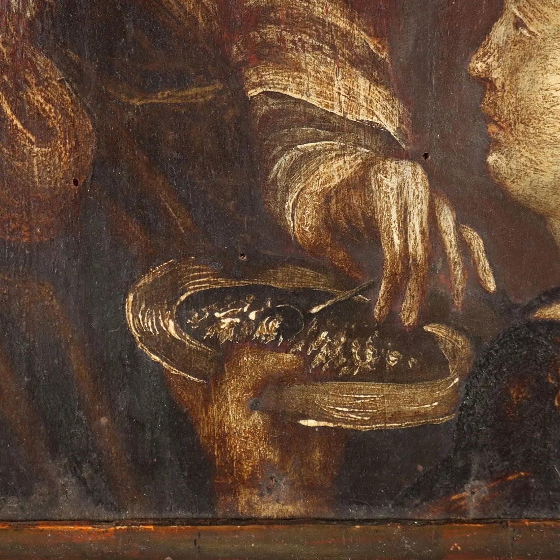 The Holy Family Antique Painting Oil on Panel XVI-XVII Century | Art | Antique Painting