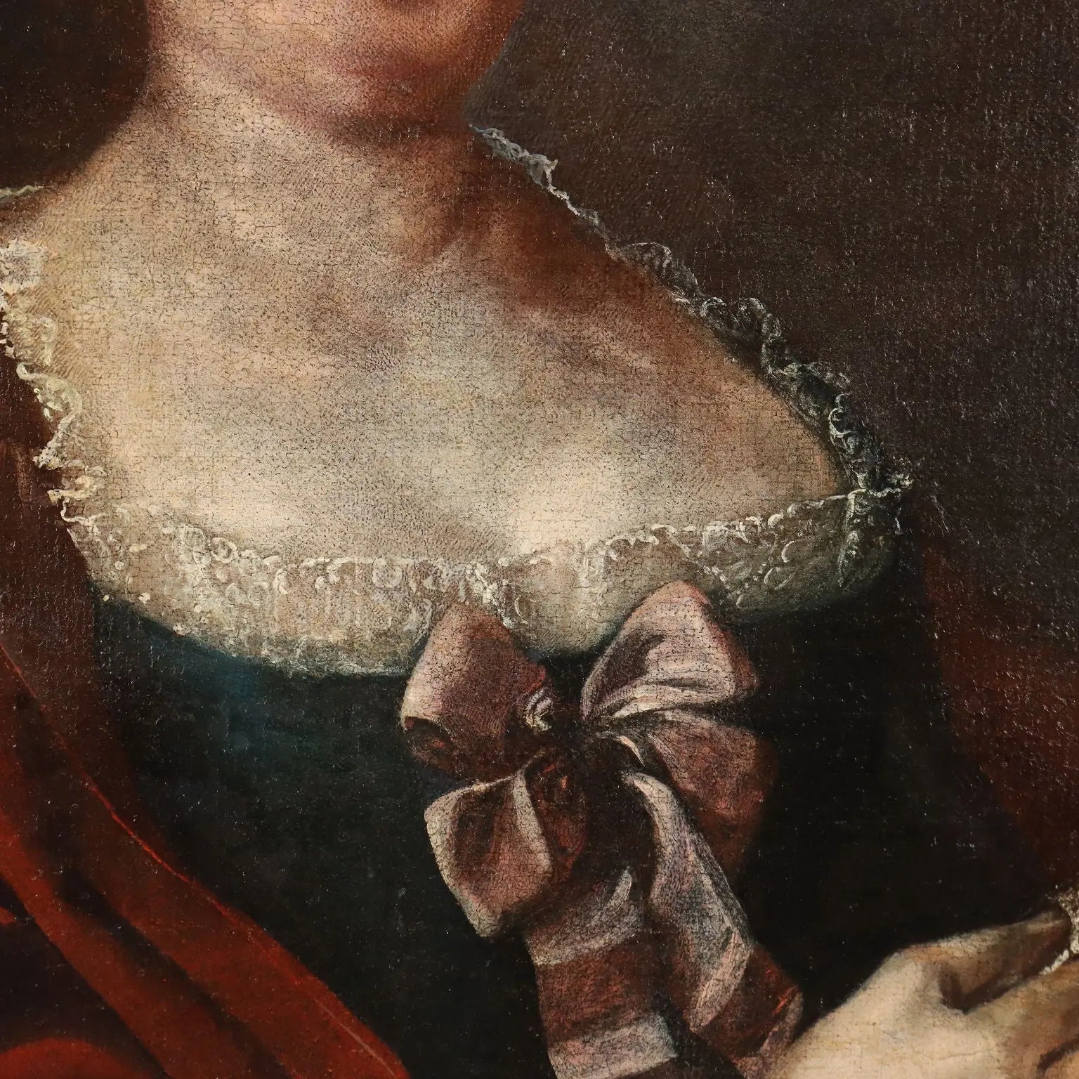 Portrait of a Noblewoman Antique Painting Oil on Canvas XVIII Century | Art | Antique Painting