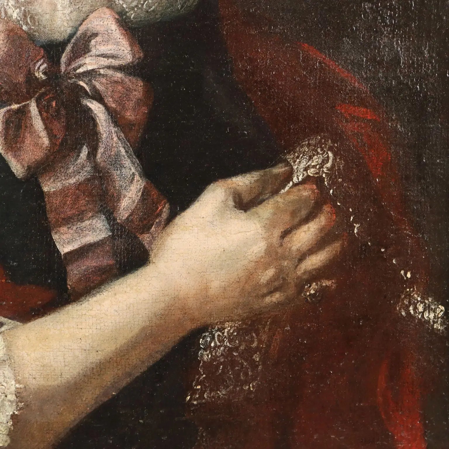 Portrait of a Noblewoman Antique Painting Oil on Canvas XVIII Century | Art | Antique Painting