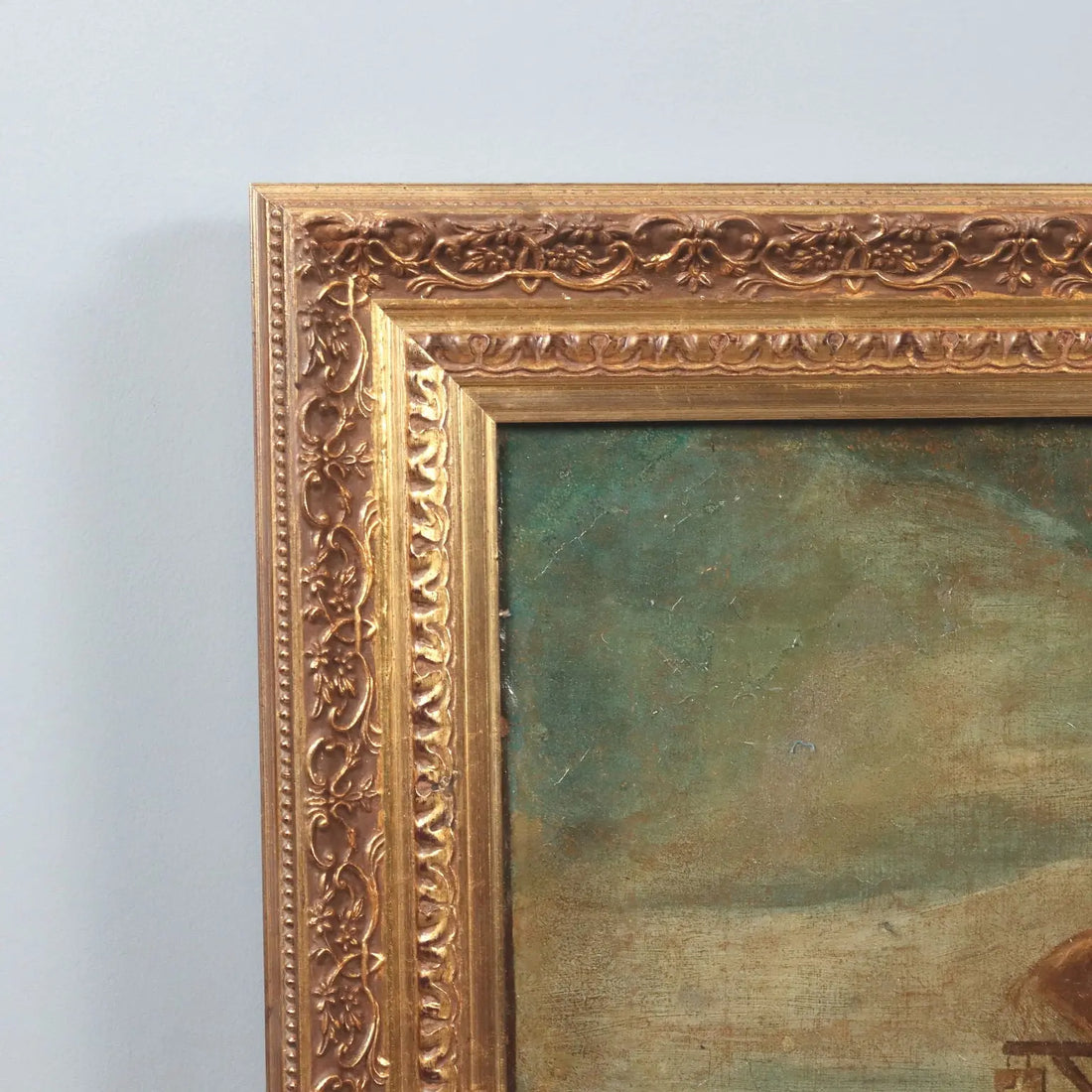 Village Glimpse Antique Painting Oil on Canvas Italy XVIII Century | Art | Antique Painting