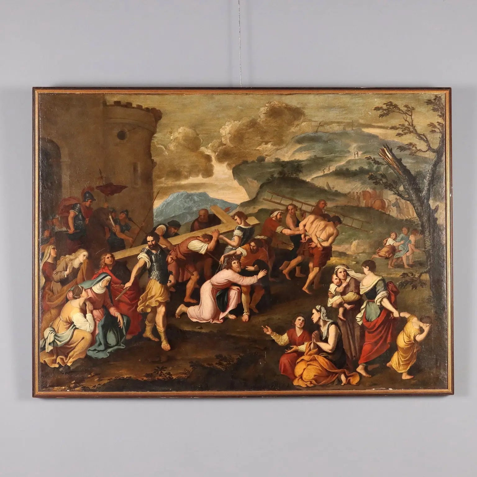Antique Painting Copy from Pierre Mignard Jesus on the Road to Calvary - Jesus on the Road to Calvary | Art | Antique Painting