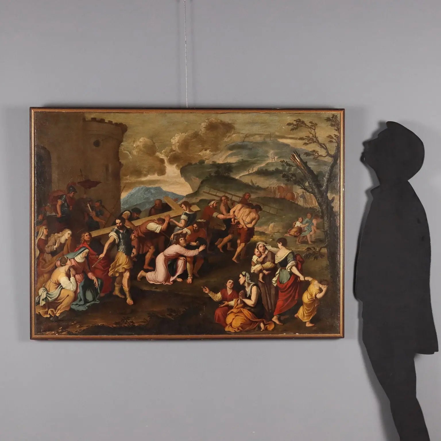 Antique Painting Copy from Pierre Mignard Jesus on the Road to Calvary - Jesus on the Road to Calvary | Art | Antique Painting