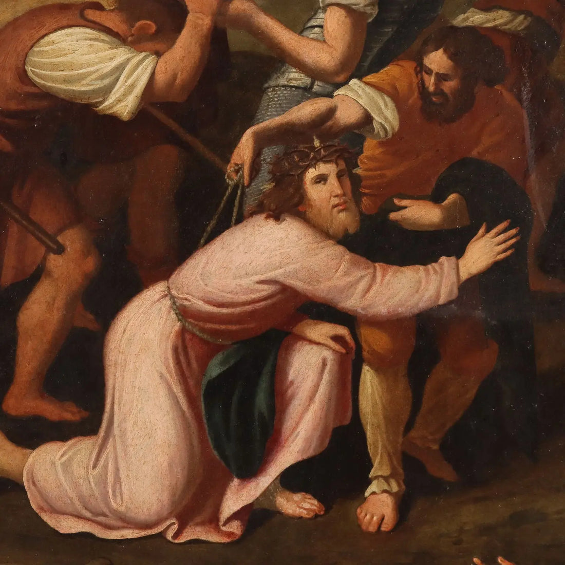 Antique Painting Copy from Pierre Mignard Jesus on the Road to Calvary - Jesus on the Road to Calvary | Art | Antique Painting