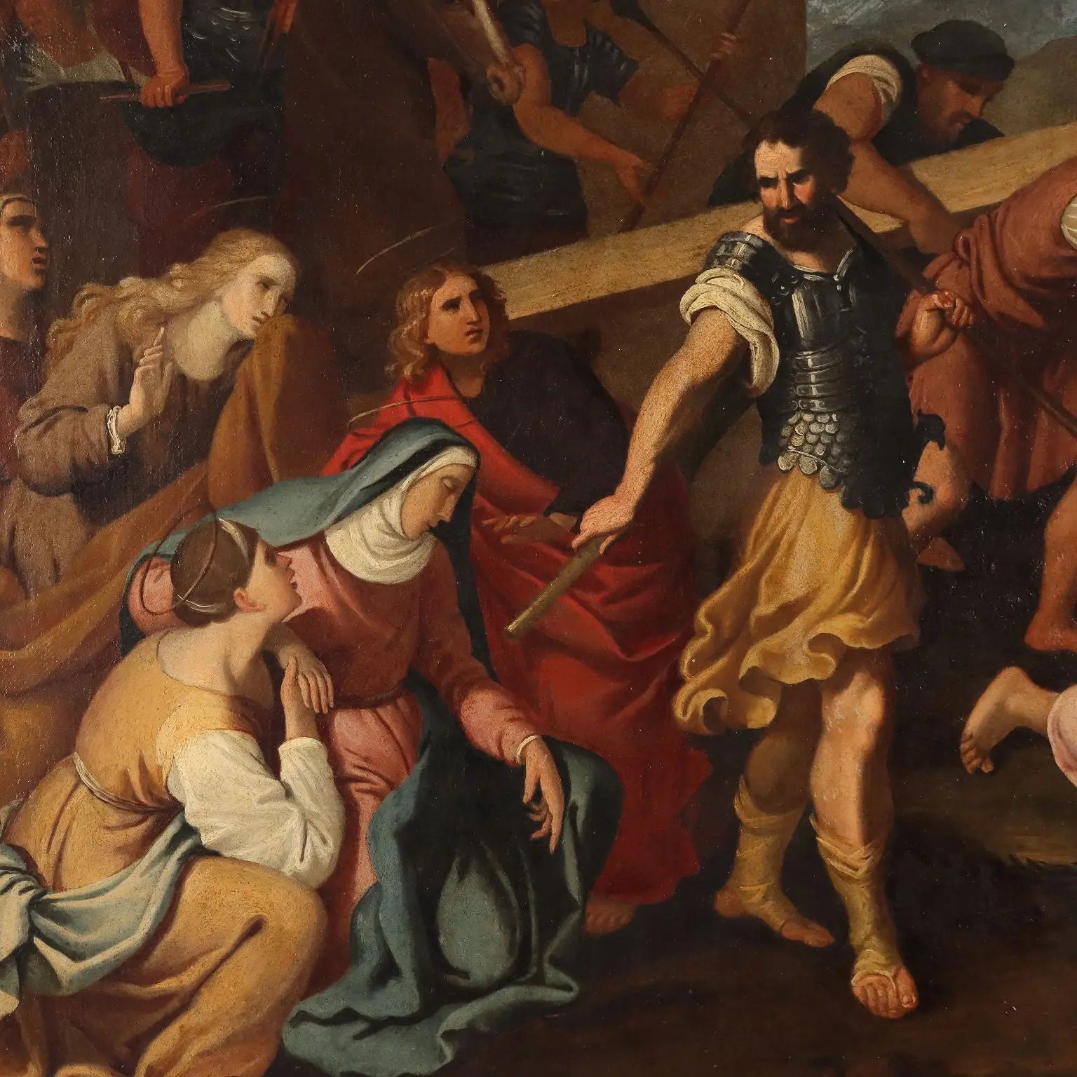 Antique Painting Copy from Pierre Mignard Jesus on the Road to Calvary - Jesus on the Road to Calvary | Art | Antique Painting