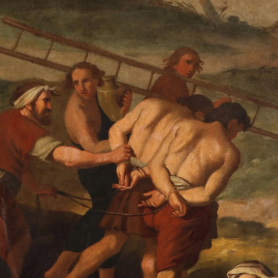 Antique Painting Copy from Pierre Mignard Jesus on the Road to Calvary - Jesus on the Road to Calvary | Art | Antique Painting
