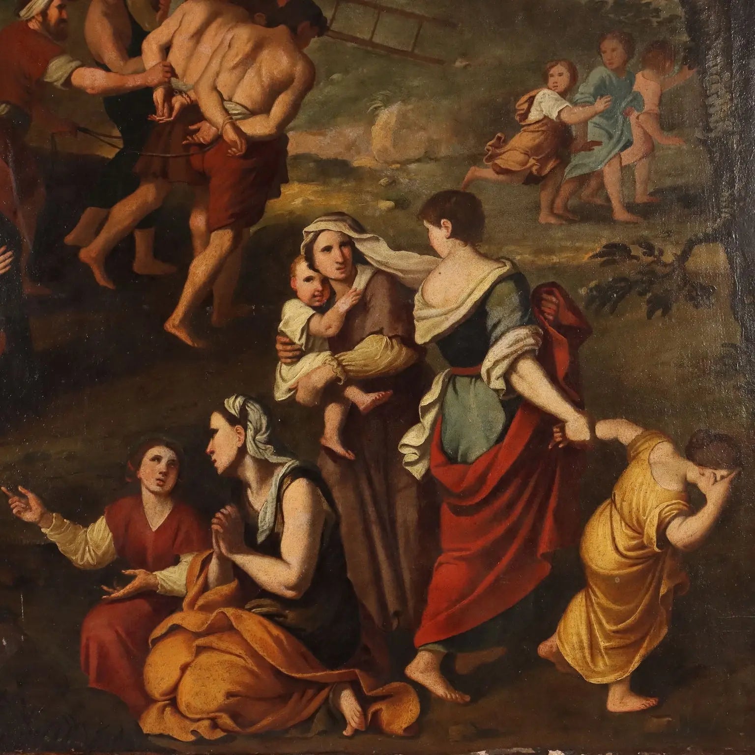 Antique Painting Copy from Pierre Mignard Jesus on the Road to Calvary - Jesus on the Road to Calvary | Art | Antique Painting