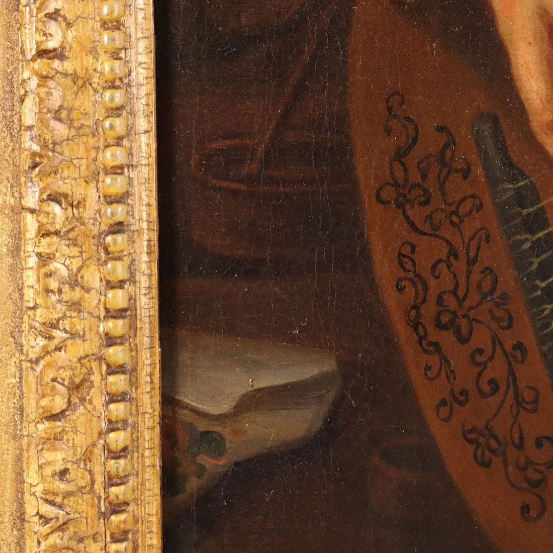 The Guitar Player Antique Painting Oil on Canvas XIX Century | Art | 19th Century