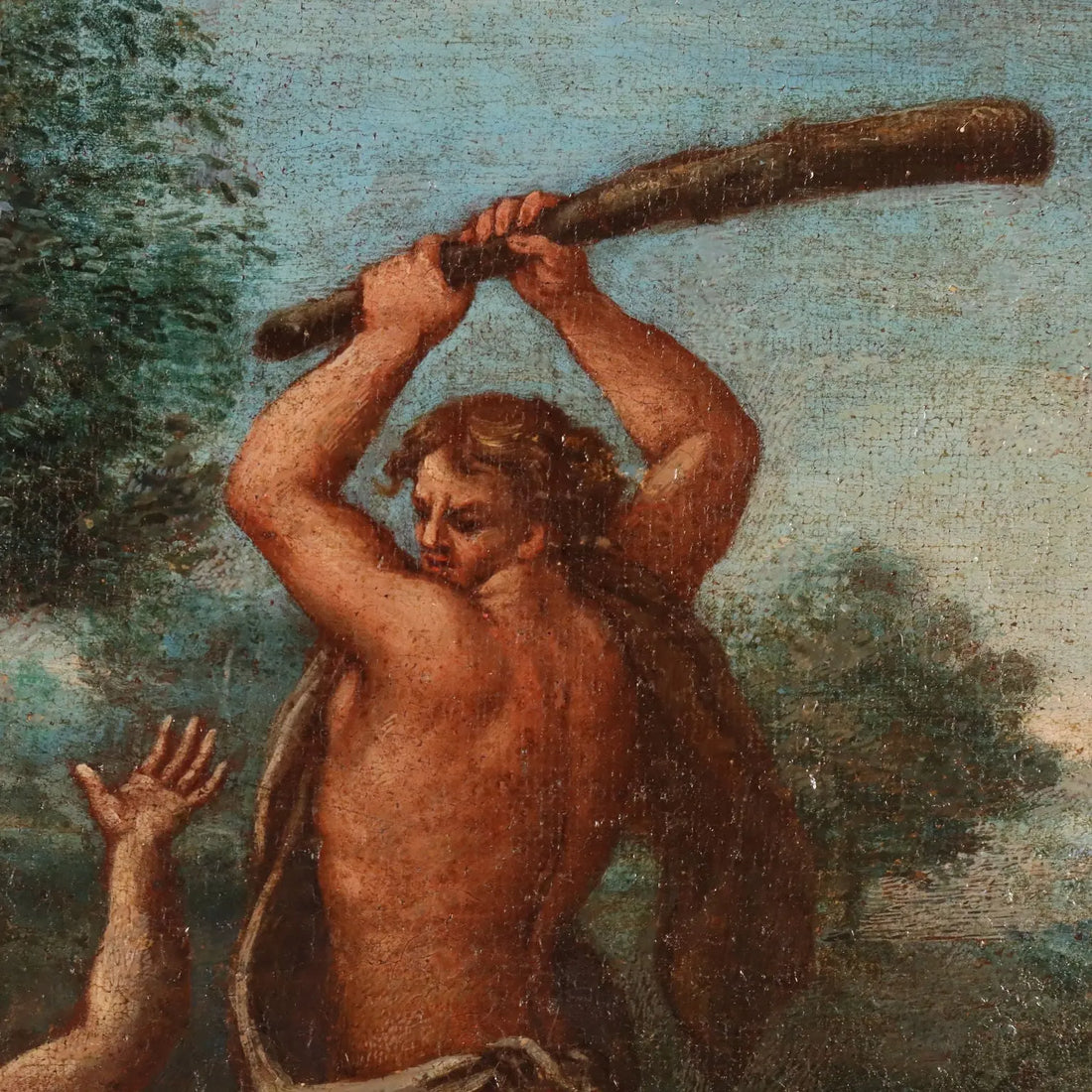 Cain and Abel Antique Painting Northern Europe XVII-XVIII Century | Art | Antique Painting