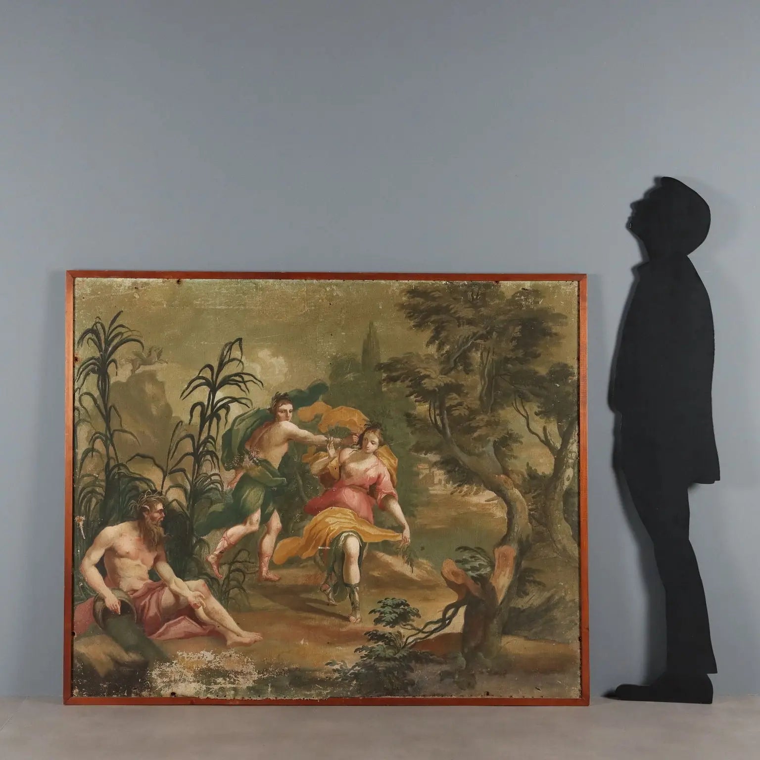 Apollo and Daphne Antique Painting Oil on Canvas XVIII Century | Art | Antique Painting
