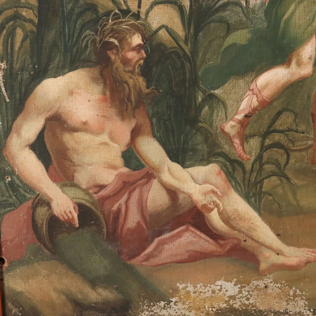 Apollo and Daphne Antique Painting Oil on Canvas XVIII Century | Art | Antique Painting