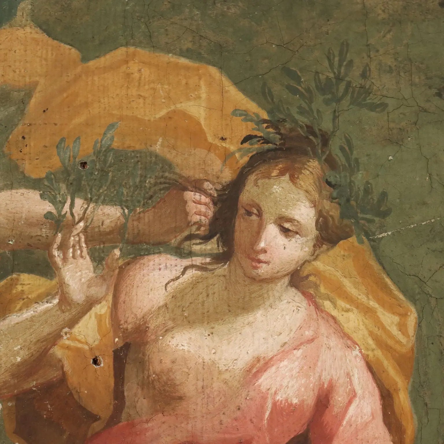 Apollo and Daphne Antique Painting Oil on Canvas XVIII Century | Art | Antique Painting