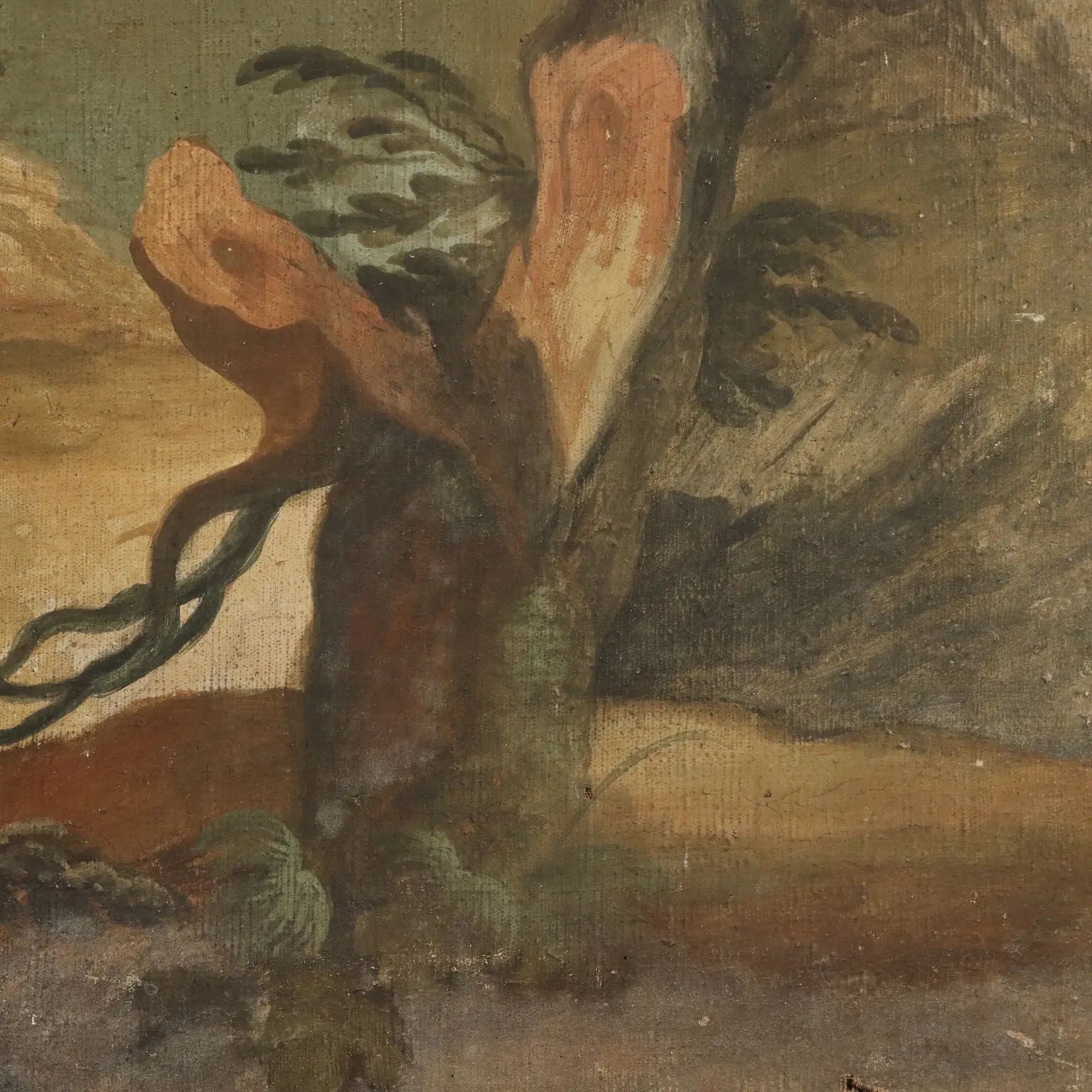 Apollo and Daphne Antique Painting Oil on Canvas XVIII Century | Art | Antique Painting