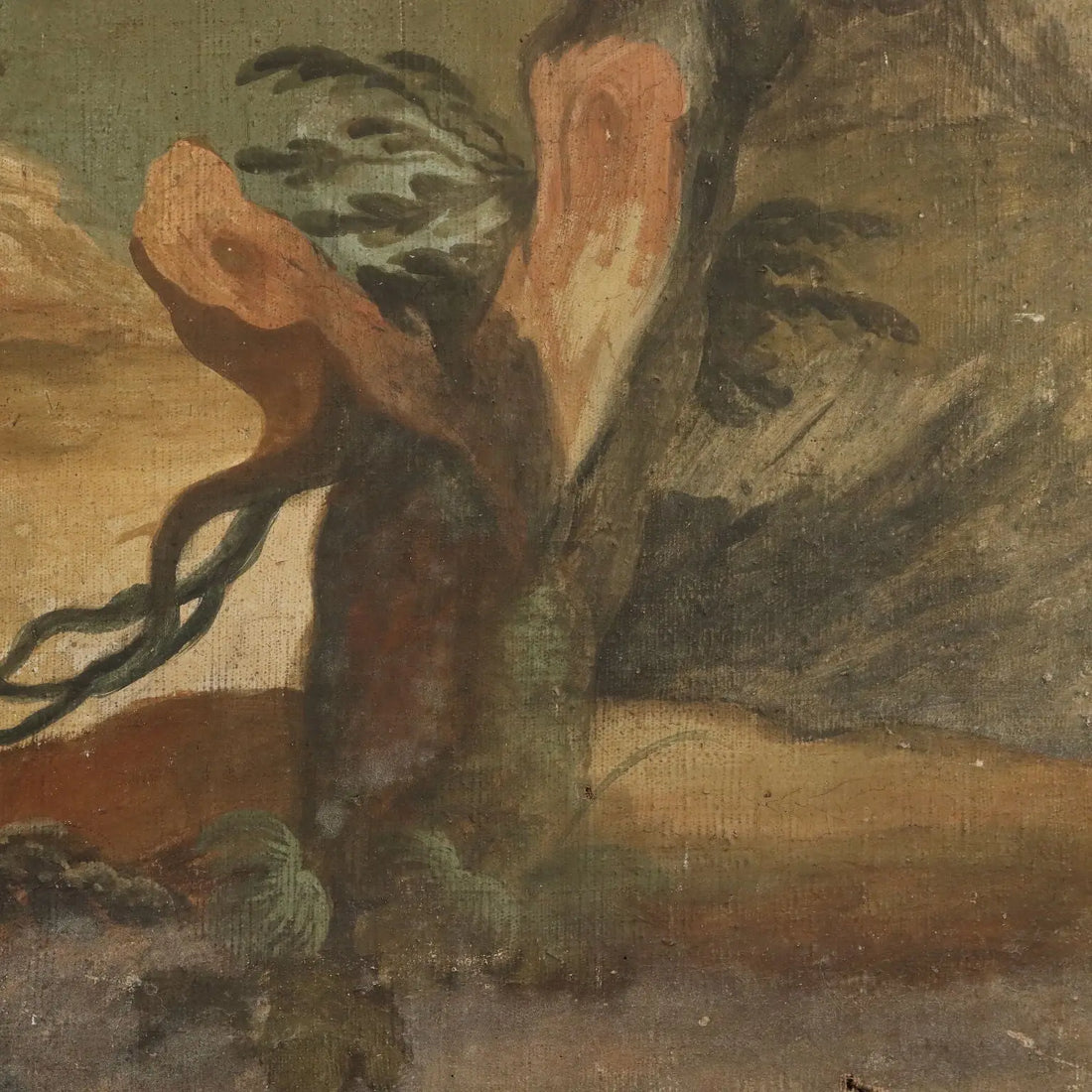 Apollo and Daphne Antique Painting Oil on Canvas XVIII Century | Art | Antique Painting