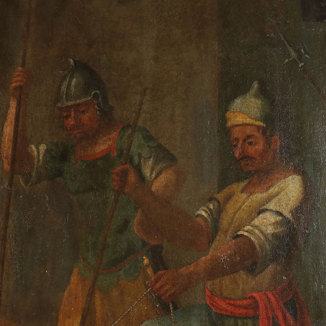 The Way of The Cross Antique Painting Oil on Canvas XVII-XVIII Century | Art | Antique Painting