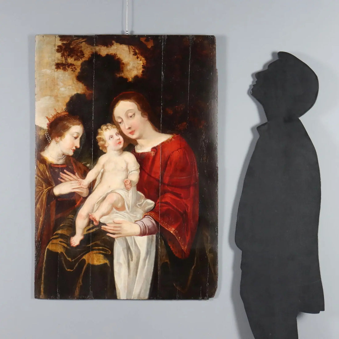 Antique Painting The Mystical Marriage of St. Catherine XVI Century | Art | Antique Painting