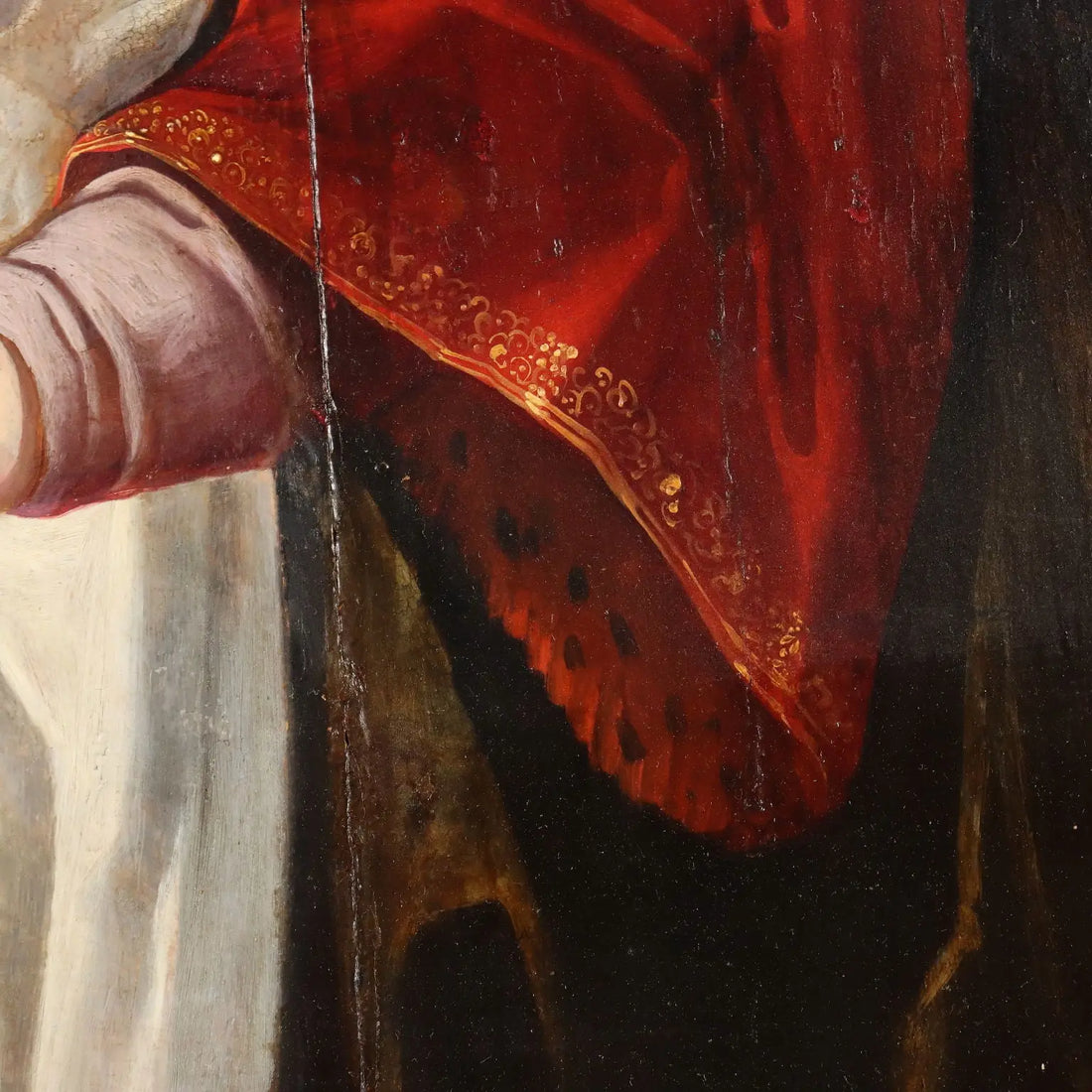 Antique Painting The Mystical Marriage of St. Catherine XVI Century | Art | Antique Painting
