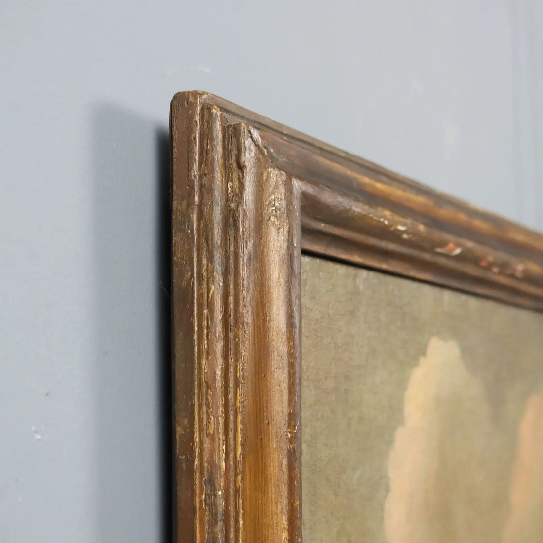 Antique Painting Landscape with Building Oil on Canvas XVIII Century | Art | Antique Painting