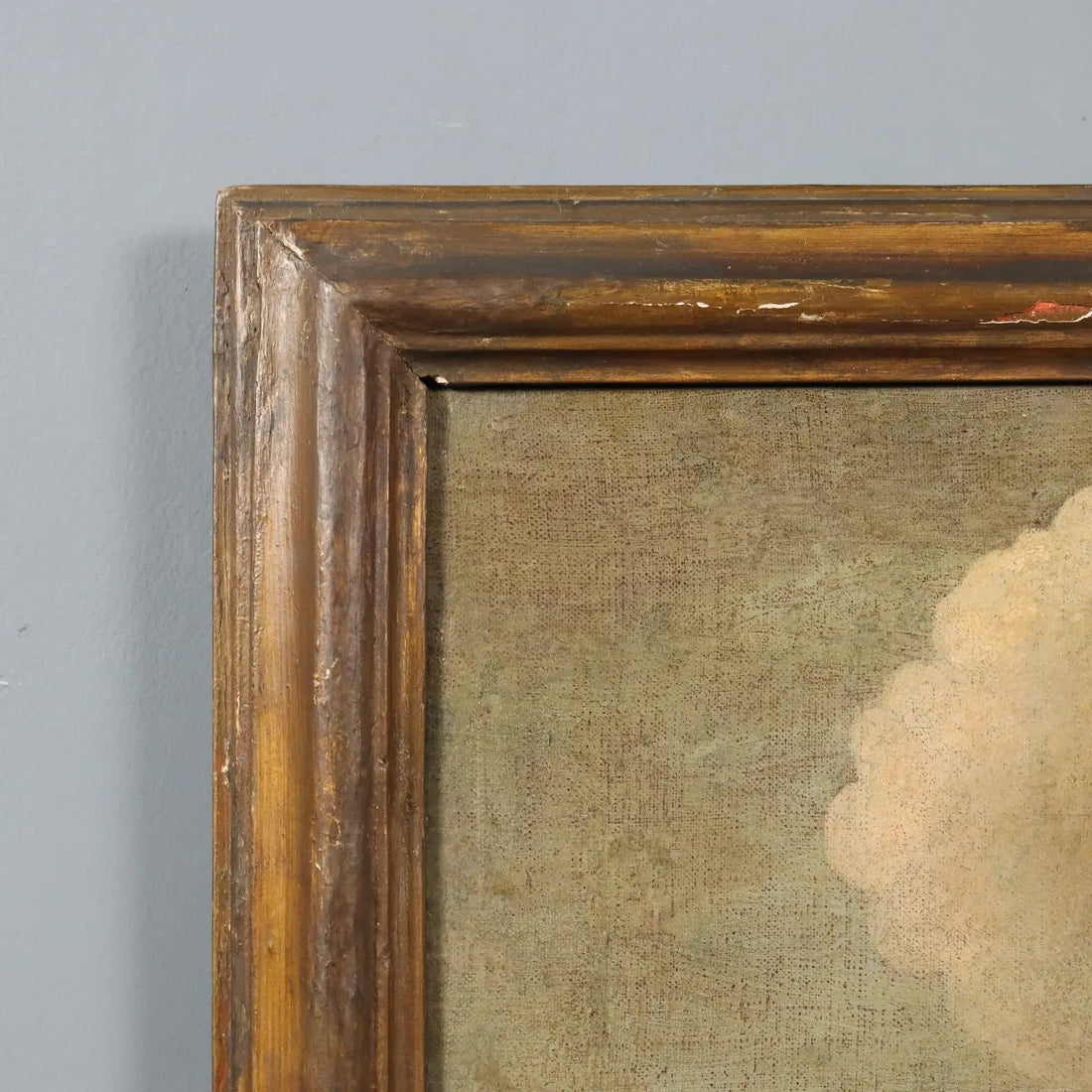 Antique Painting Landscape with Building Oil on Canvas XVIII Century | Art | Antique Painting