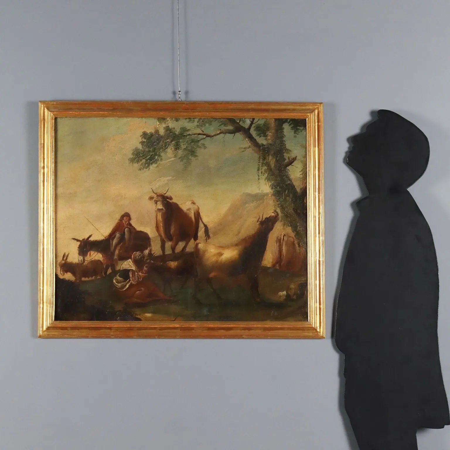 Antique Painting Landscape with Shepherds XVIII Century | Art | Antique Painting
