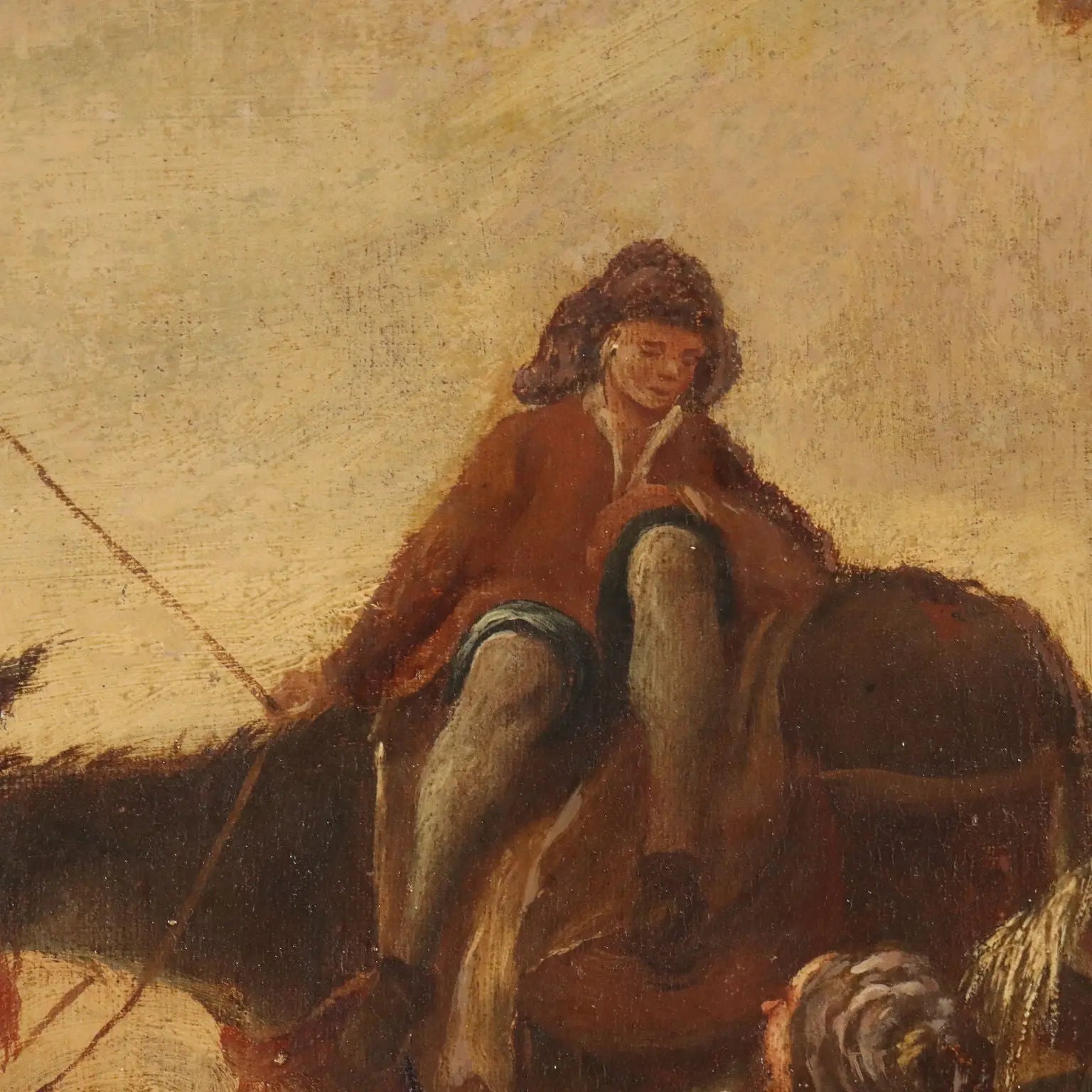 Antique Painting Landscape with Shepherds XVIII Century | Art | Antique Painting