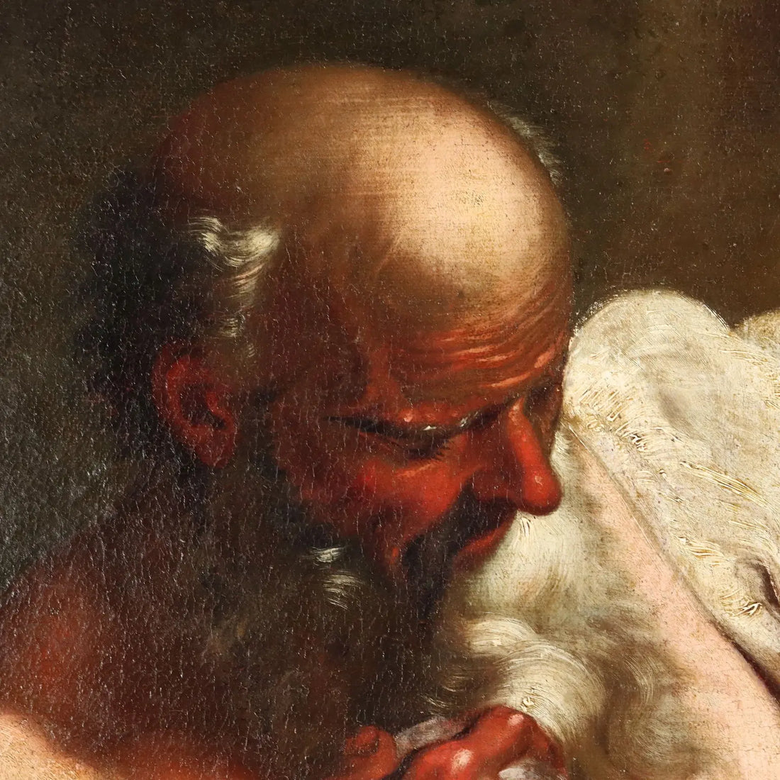 Antique Painting Saint Jerome Oil on Canvas Italy XVII Century | Art | Antique Painting