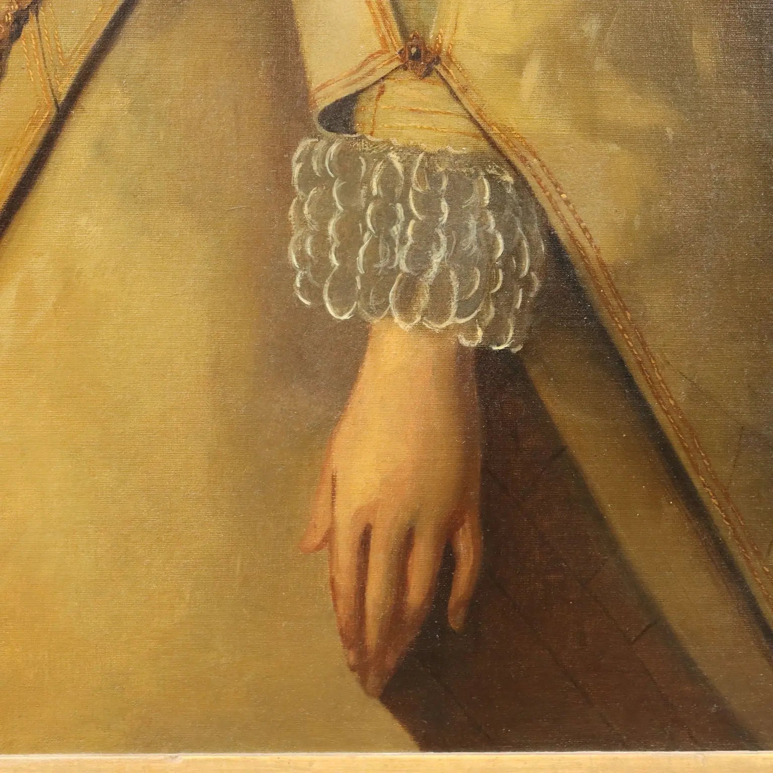 Antique Painting Portrait of a Noblewoman Oil on Canvas XIX Century | Art | 19th Century