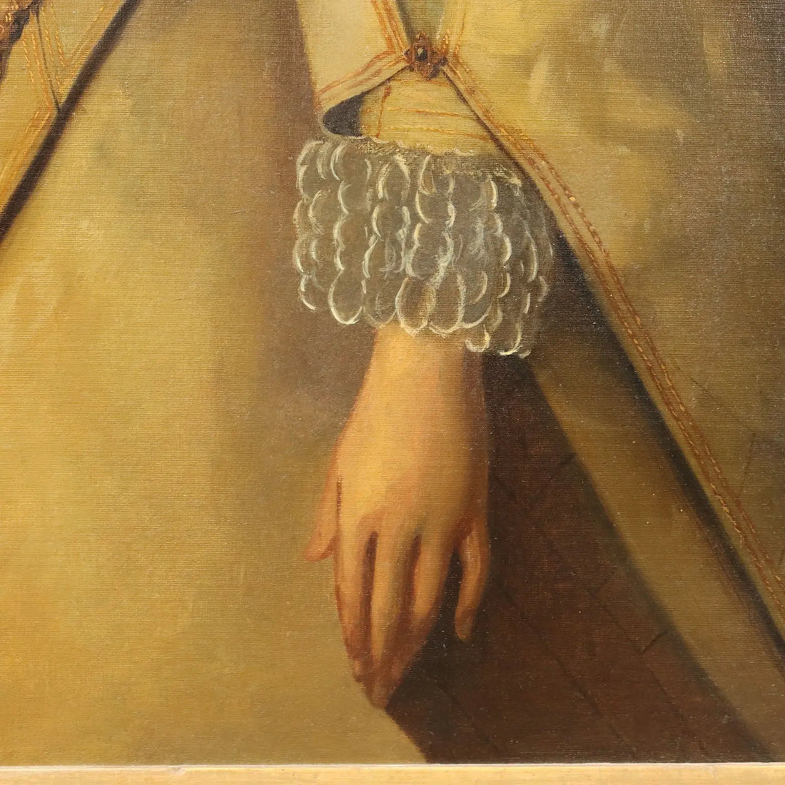 Antique Painting Portrait of a Noblewoman Oil on Canvas XIX Century | Art | 19th Century