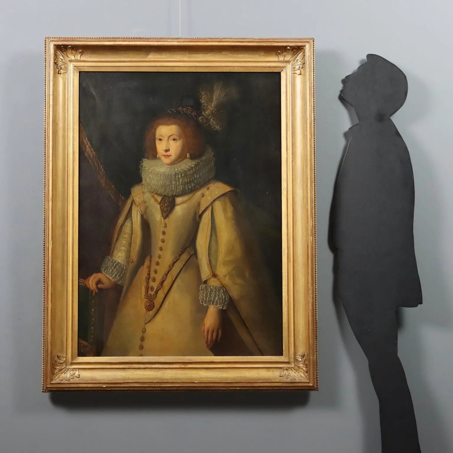 Antique Painting Portrait of a Noblewoman Oil on Canvas XIX Century | Art | 19th Century