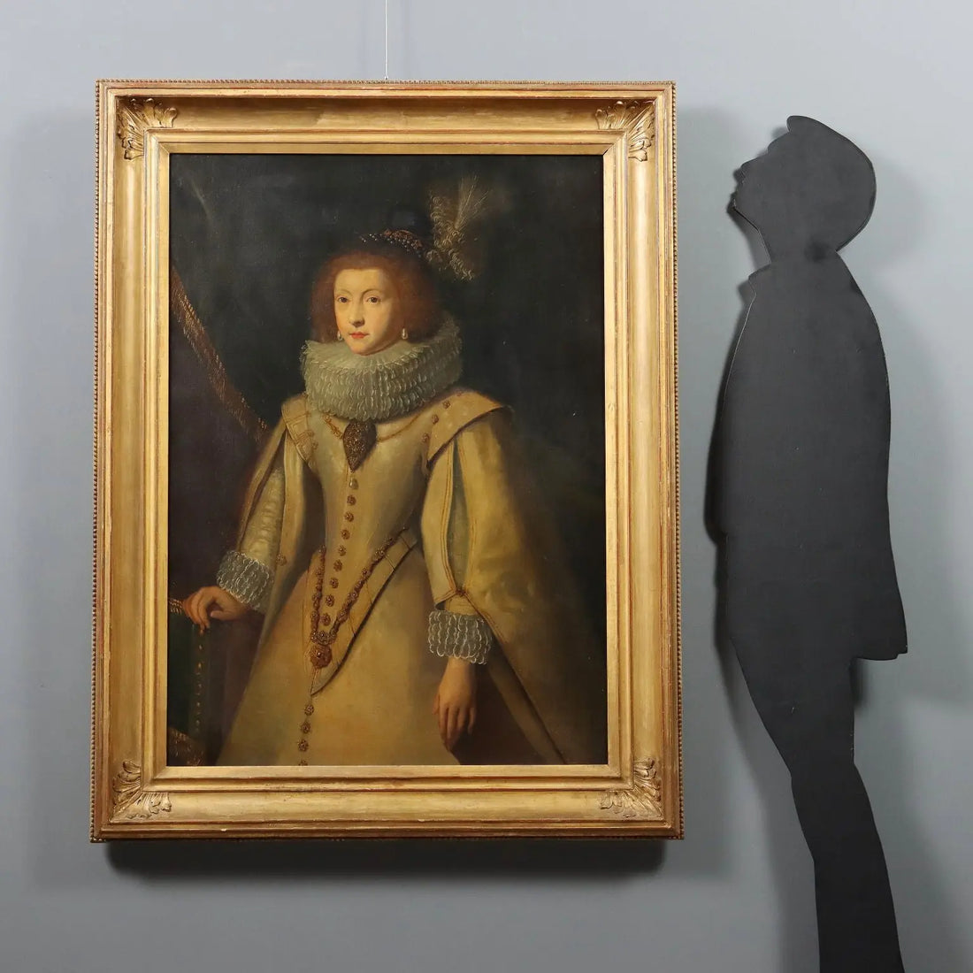Antique Painting Portrait of a Noblewoman Oil on Canvas XIX Century | Art | 19th Century