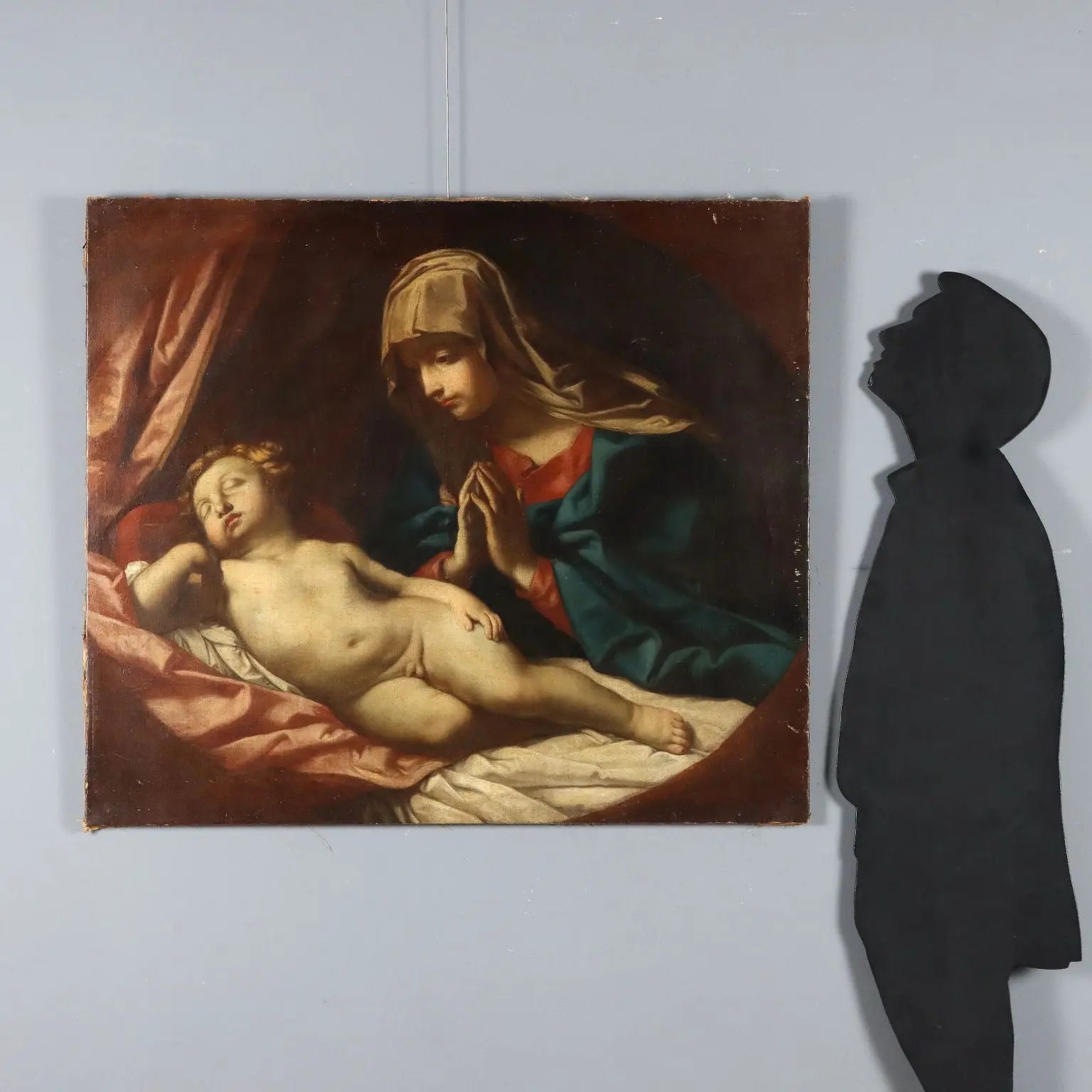 Antique Painting Virgin Mary Copy from Guido Reni XVIII Century - Copy from Guido Reni | Art | Antique Painting