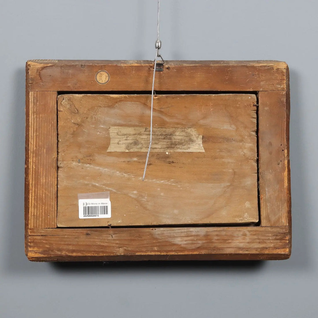 Antique Wooden Inlay Cain and Abel Italy XIX Century - Cain and Abel | Art | Antique Painting