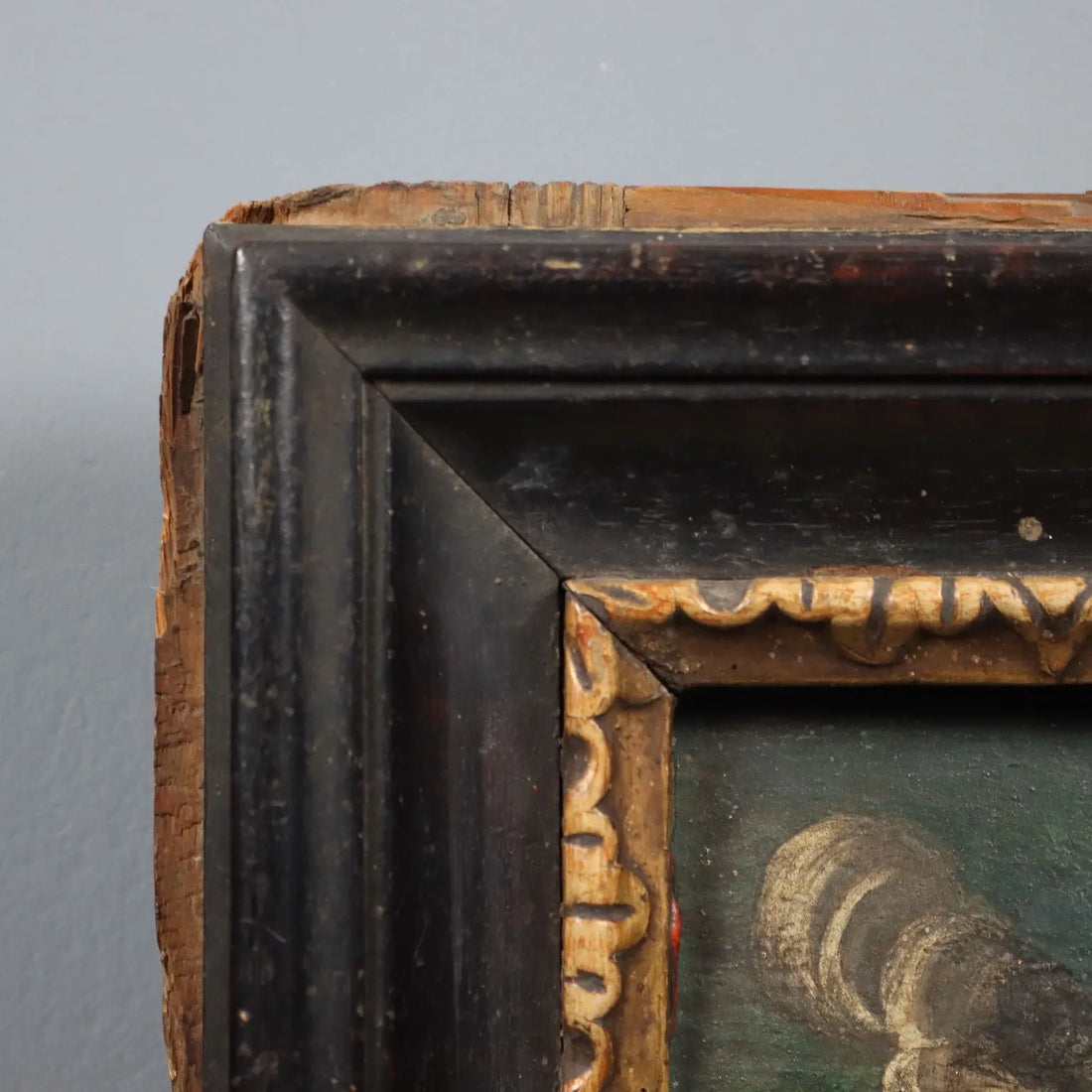 Antique Wooden Inlay Cain and Abel Italy XIX Century - Cain and Abel | Art | Antique Painting