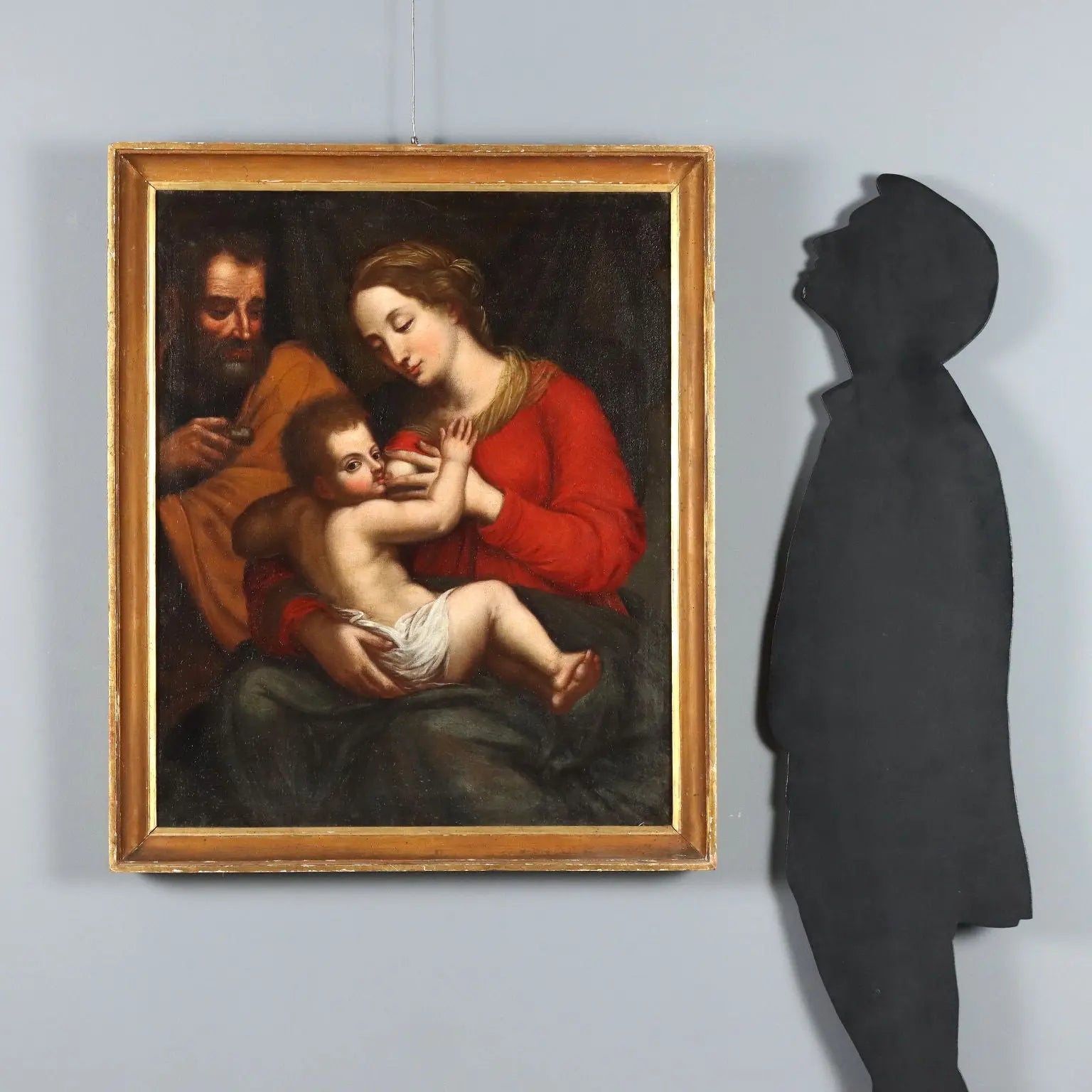 Antique Painting Virgin Mary with Jesus Child XVII Century | Art | Antique Painting