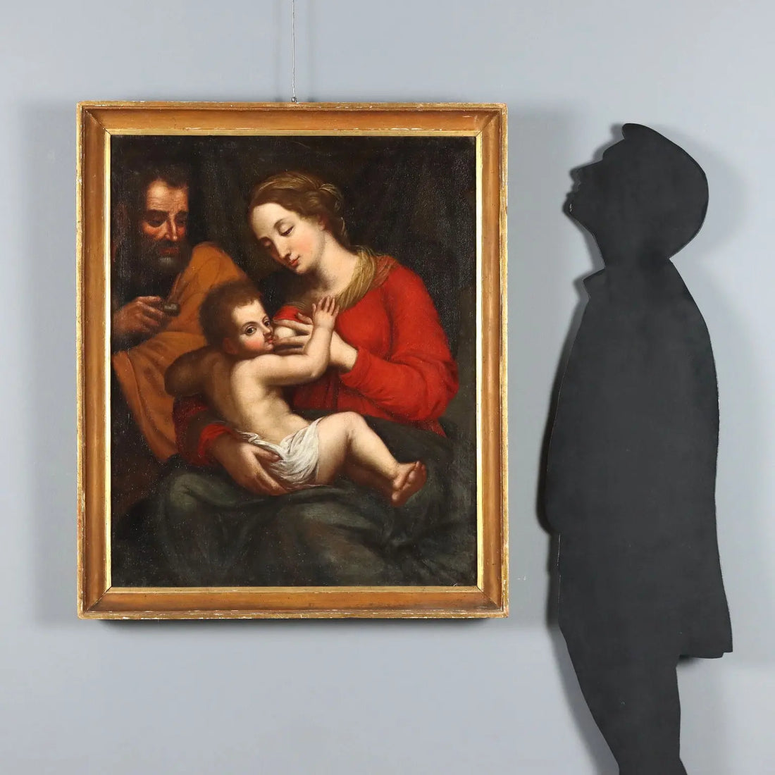 Antique Painting Virgin Mary with Jesus Child XVII Century | Art | Antique Painting