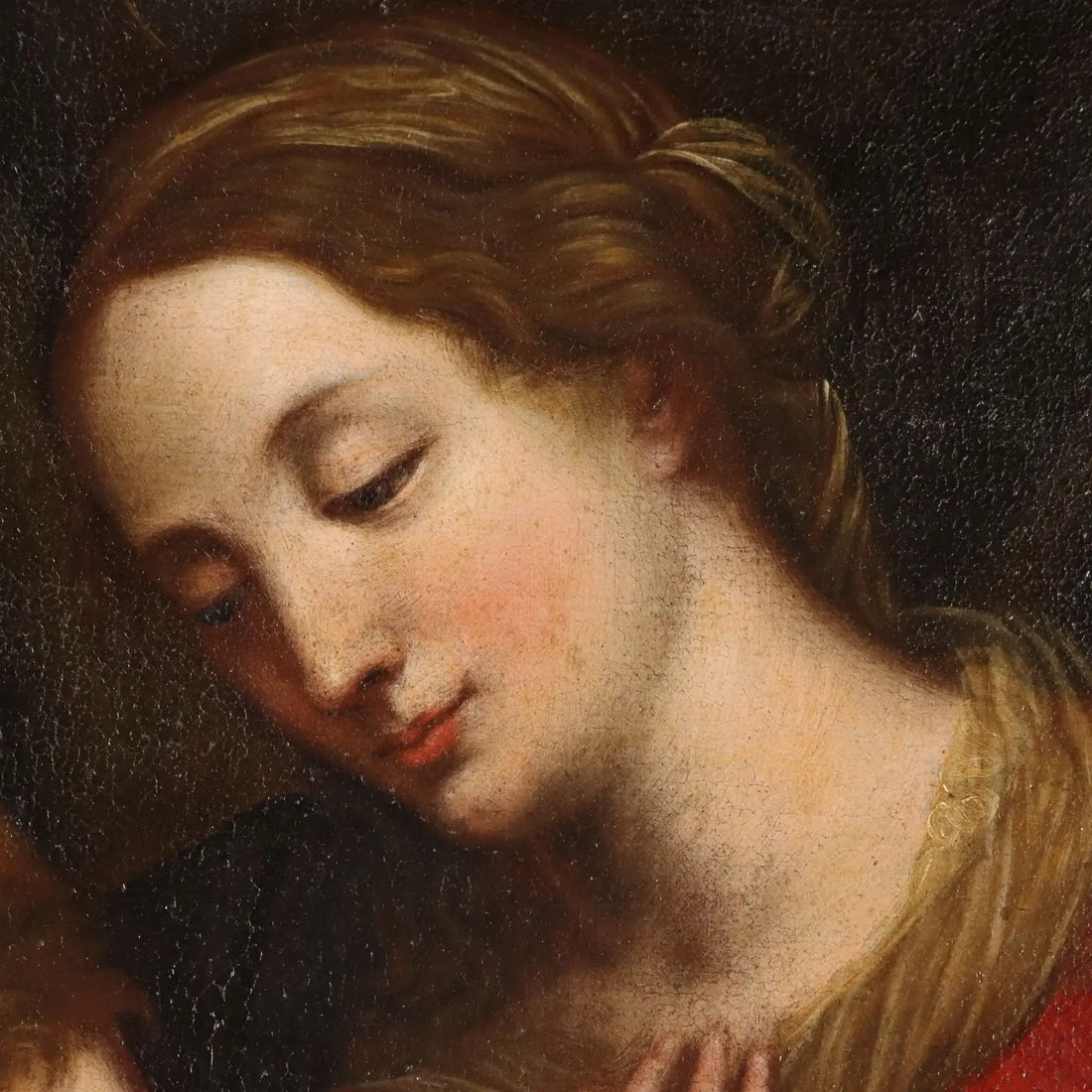 Antique Painting Virgin Mary with Jesus Child XVII Century | Art | Antique Painting
