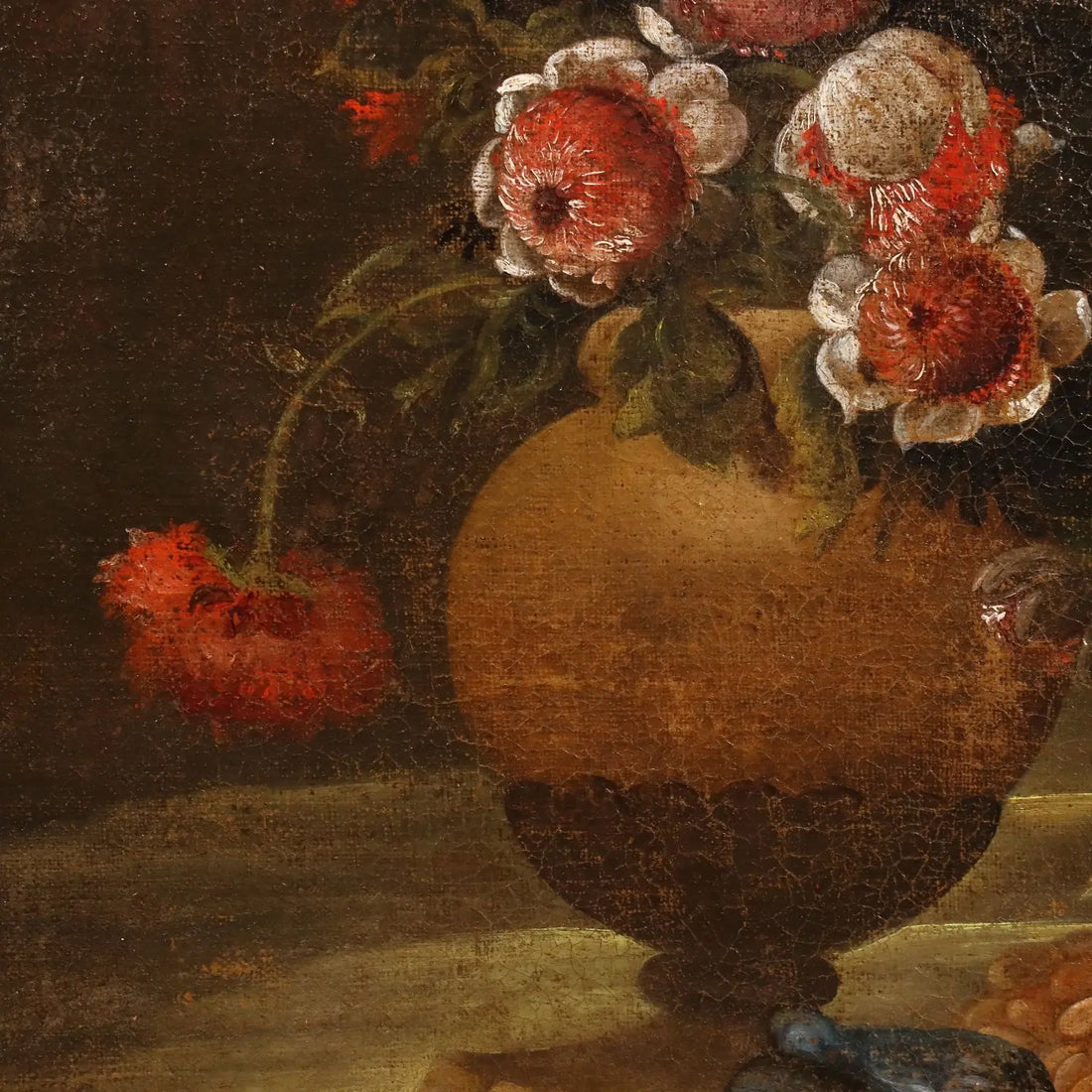 Antique Painting Still Life with Flowers Oil on Canvas XVIII Century | Art | Antique Painting