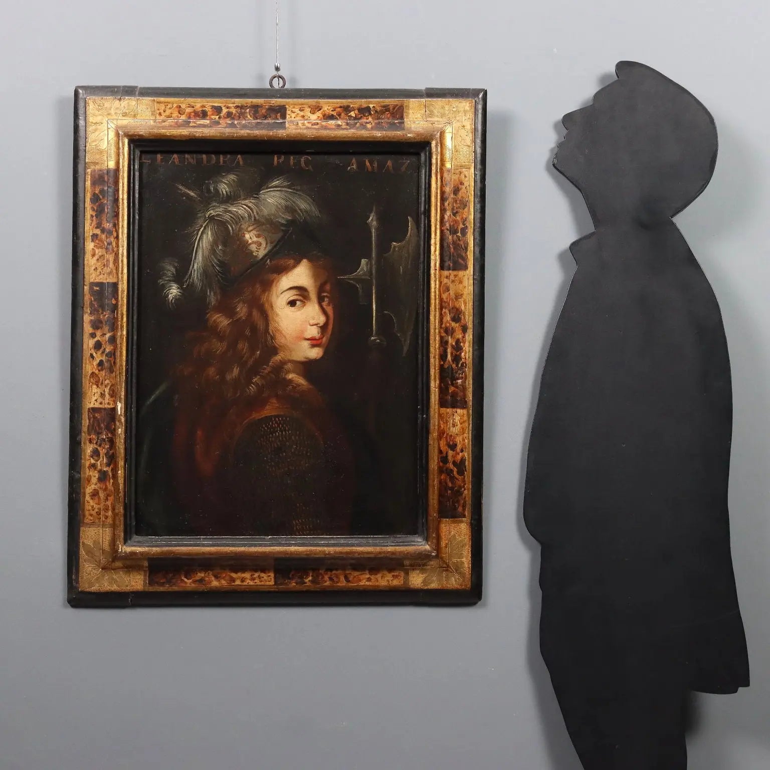 Antique Painting Leandra Queen of the Amazons Oil on Canvas '600 | Art | Antique Painting