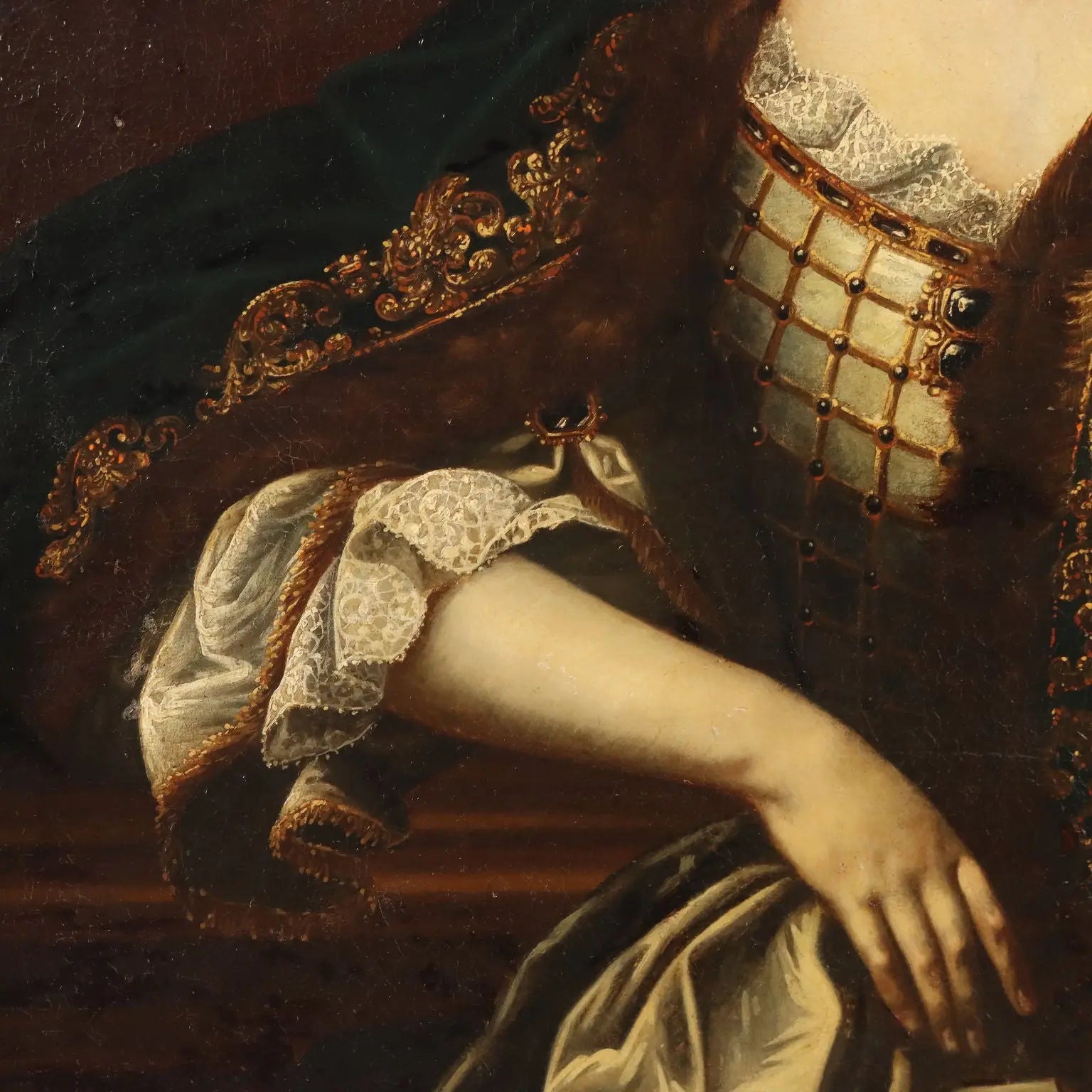 Antique Painting Portrait of a Noblewoman XVIII Century | Art | Antique Painting