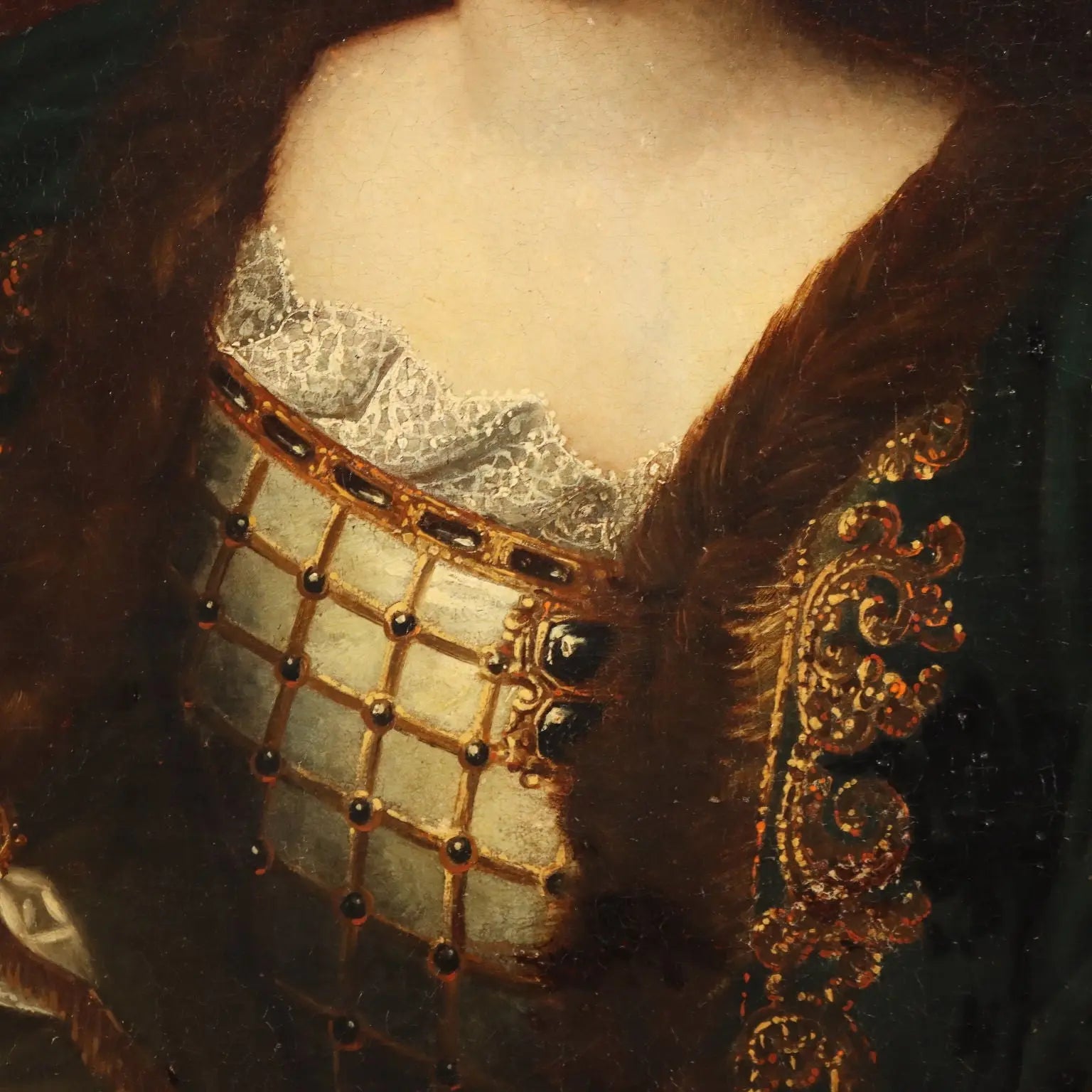 Antique Painting Portrait of a Noblewoman XVIII Century | Art | Antique Painting