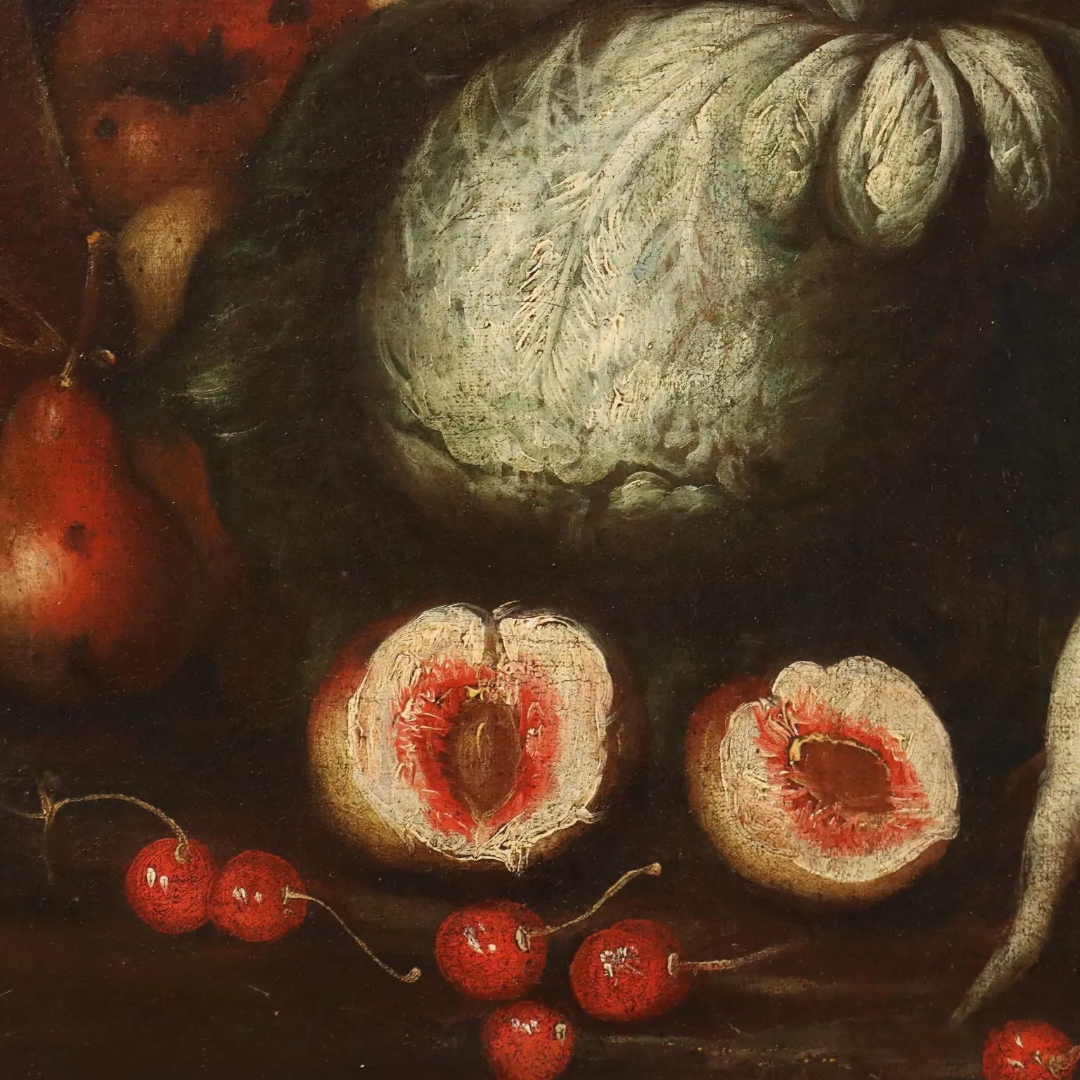Antique Painting Still Life with Fruit Oil on Canvas XVIII Century - XVIII Century | Art | Antique Painting