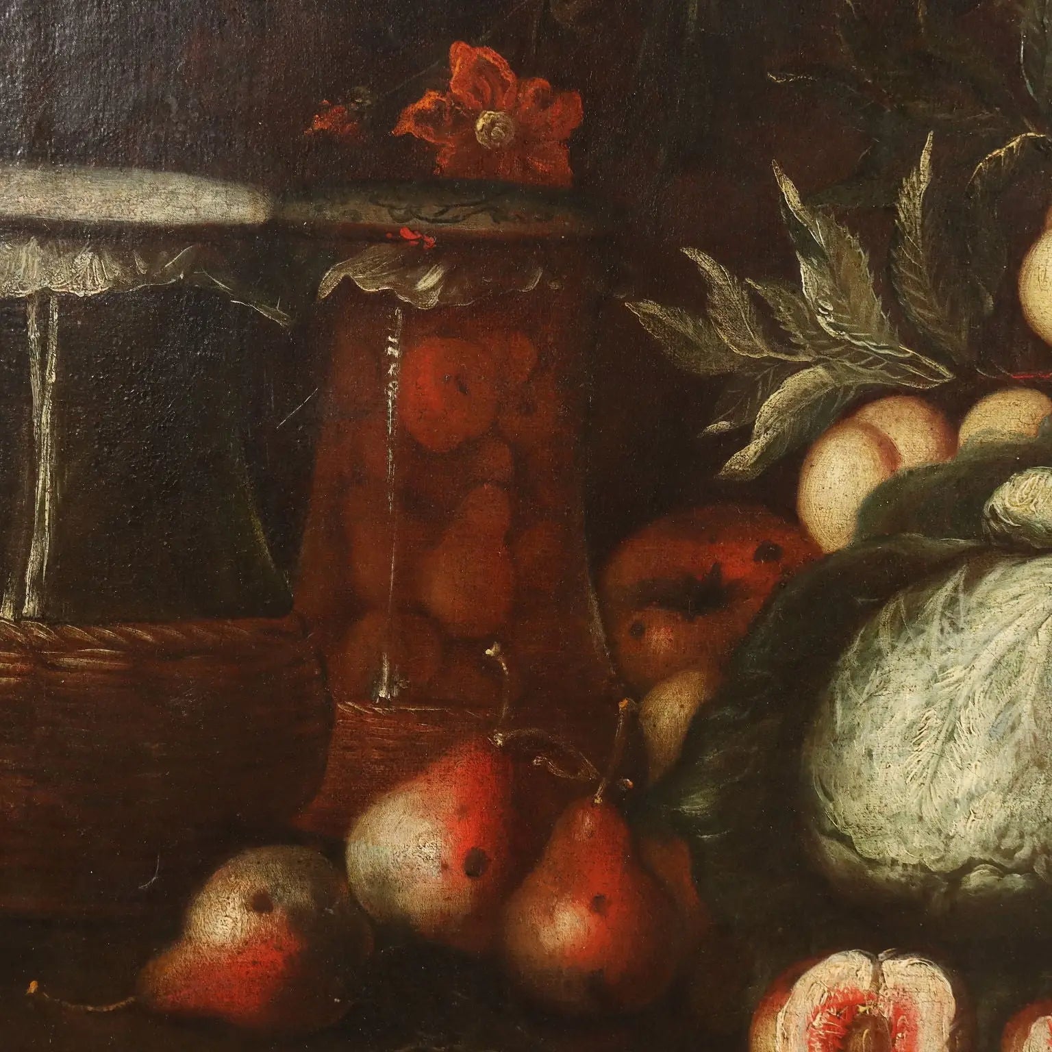 Antique Painting Still Life with Fruit Oil on Canvas XVIII Century - XVIII Century | Art | Antique Painting