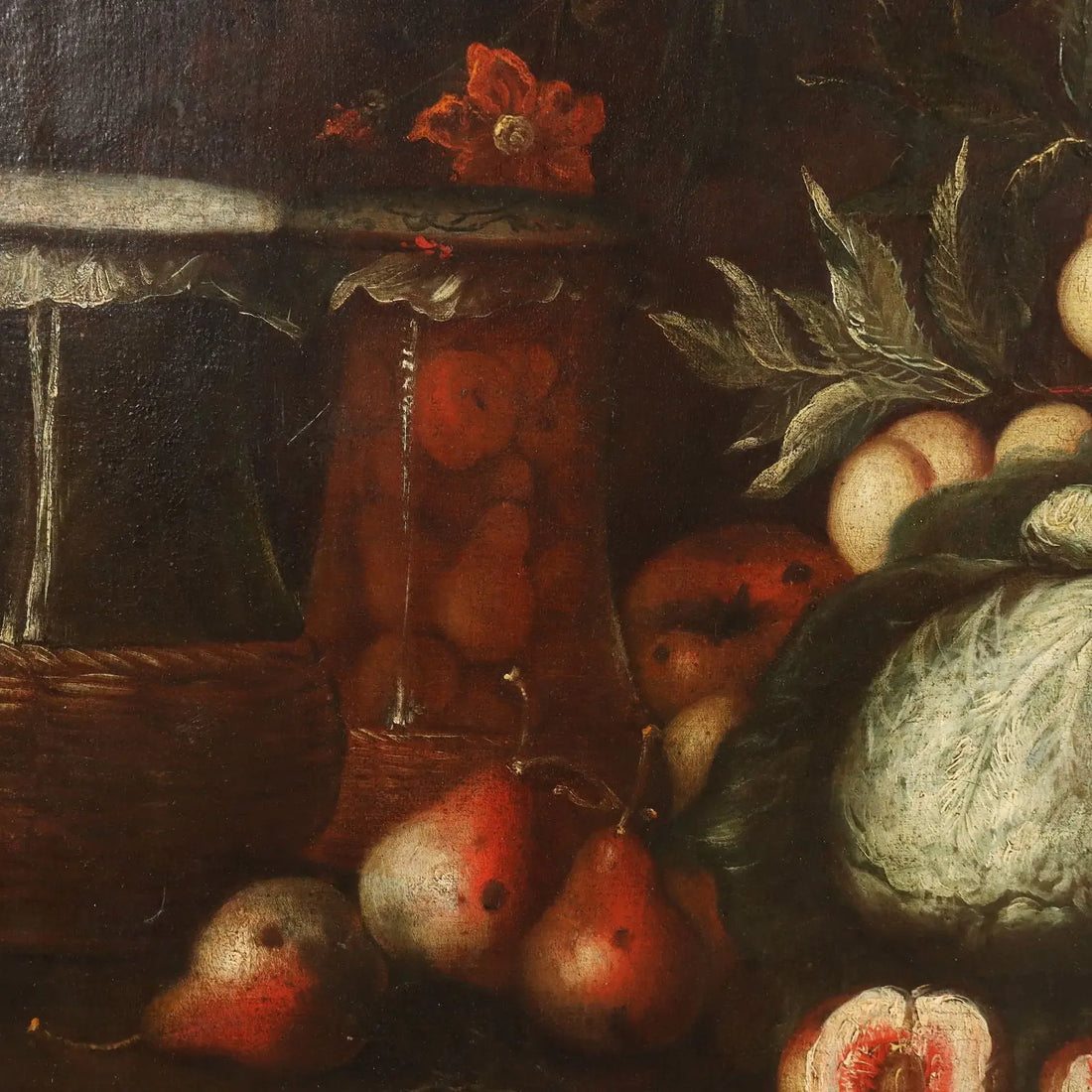 Antique Painting Still Life with Fruit Oil on Canvas XVIII Century - XVIII Century | Art | Antique Painting